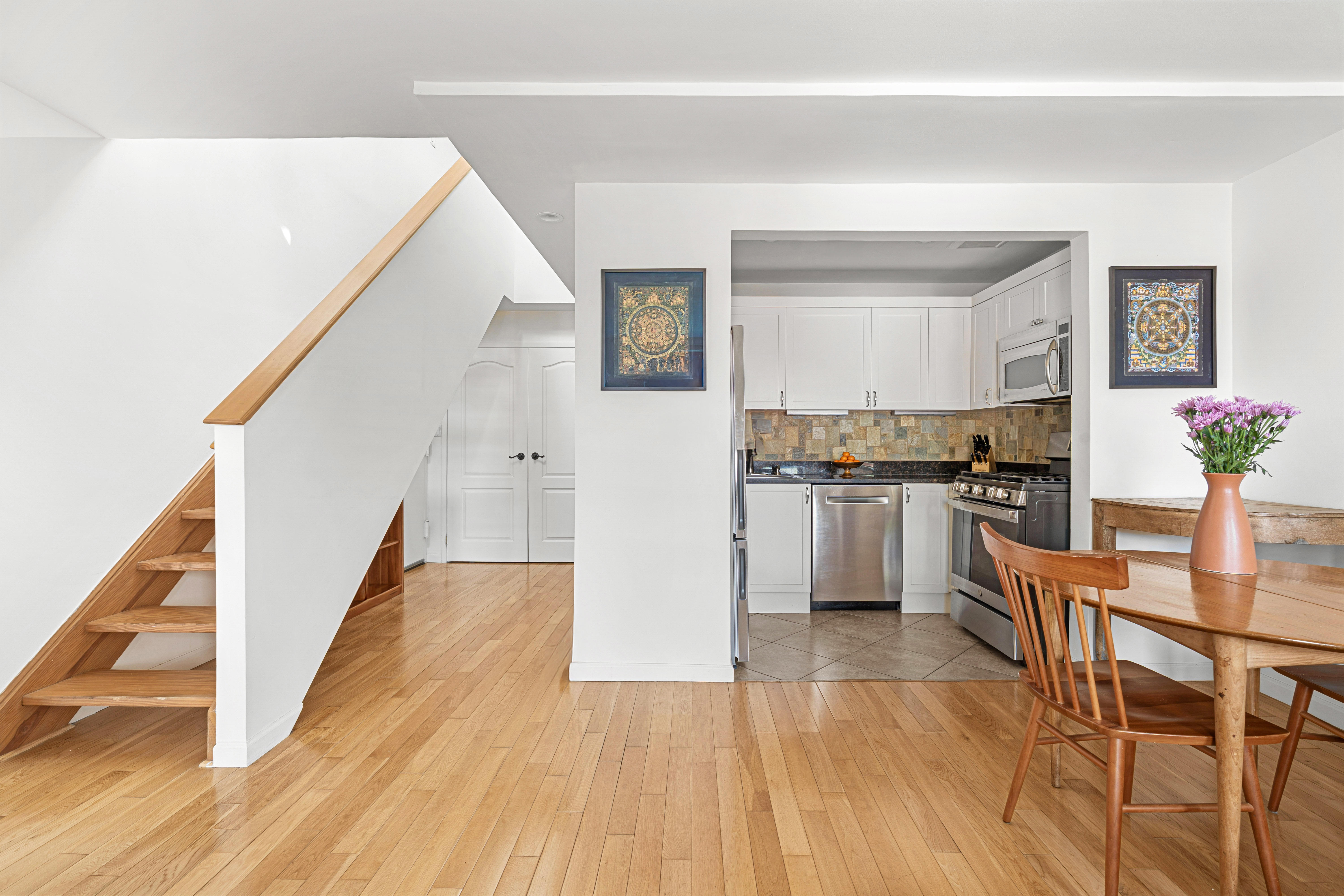 394 12th Street, Unit 5 Brooklyn, NY 11215 - Photo 4 of 14 a view of kitchen with sink and wooden floor