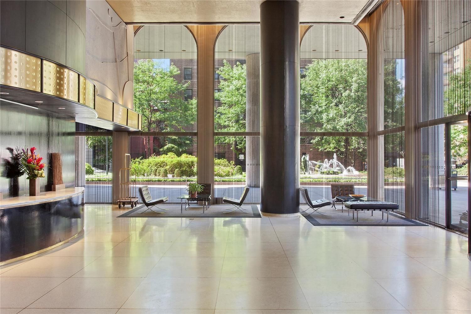 60 East 8th Street, Unit 10E Manhattan, NY 10003 - Photo 10 of 13 a swimming pool with outdoor seating and yard