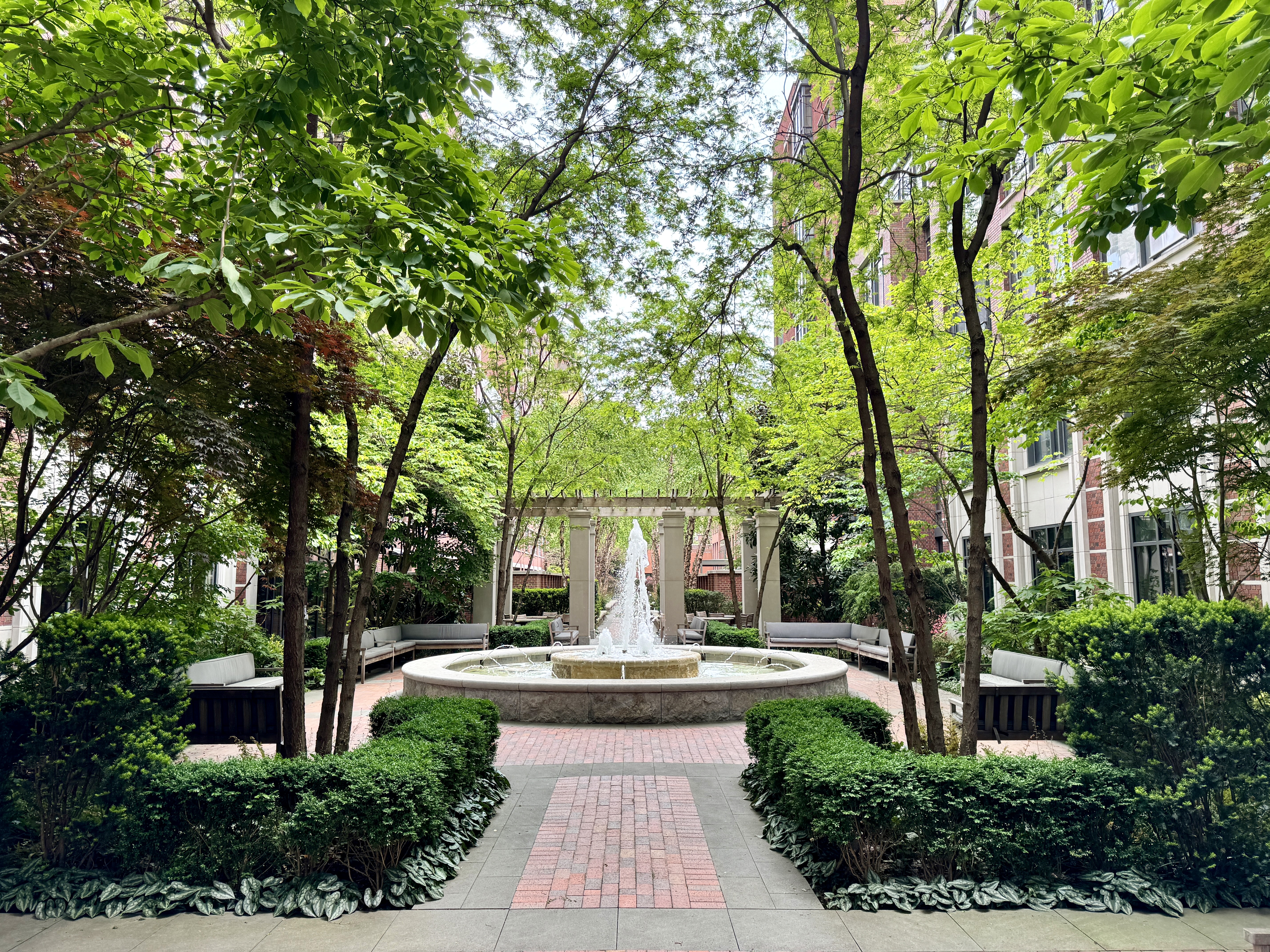 160 West 12th Street, Unit 56 Manhattan, NY 10011 - Photo 11 of 18 a view of fountain in a garden