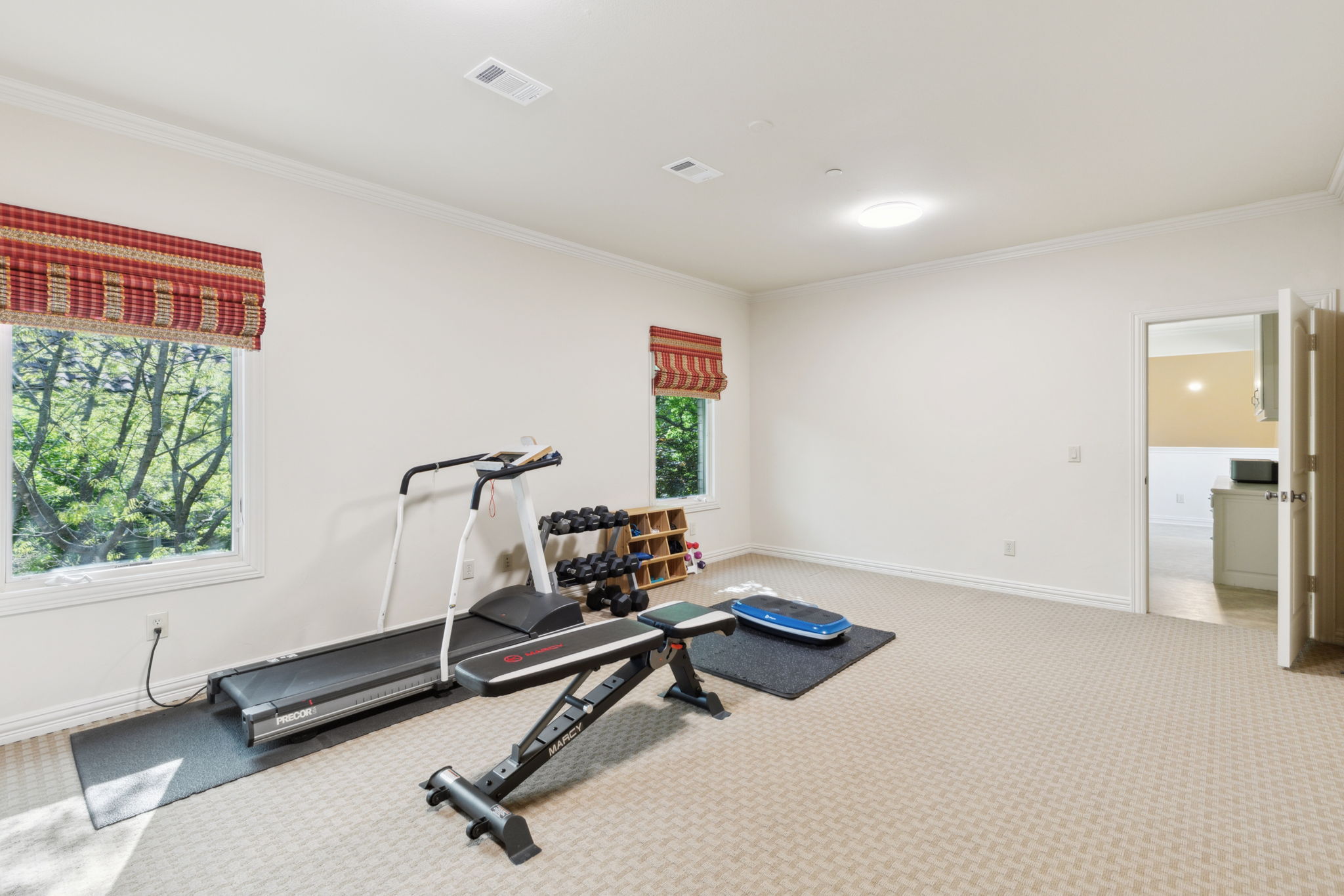 11503 West Ricks Circle Dallas, TX 75230 - Photo 31 of 39 a room with gym equipment and a window