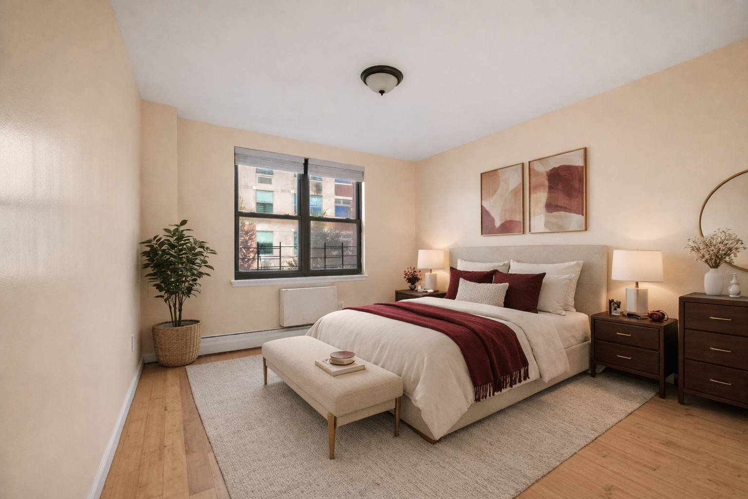 415 East 160th Street, Unit 3 Bronx, NY 10451 - Photo 3 of 10 a spacious bedroom with a bed and a window