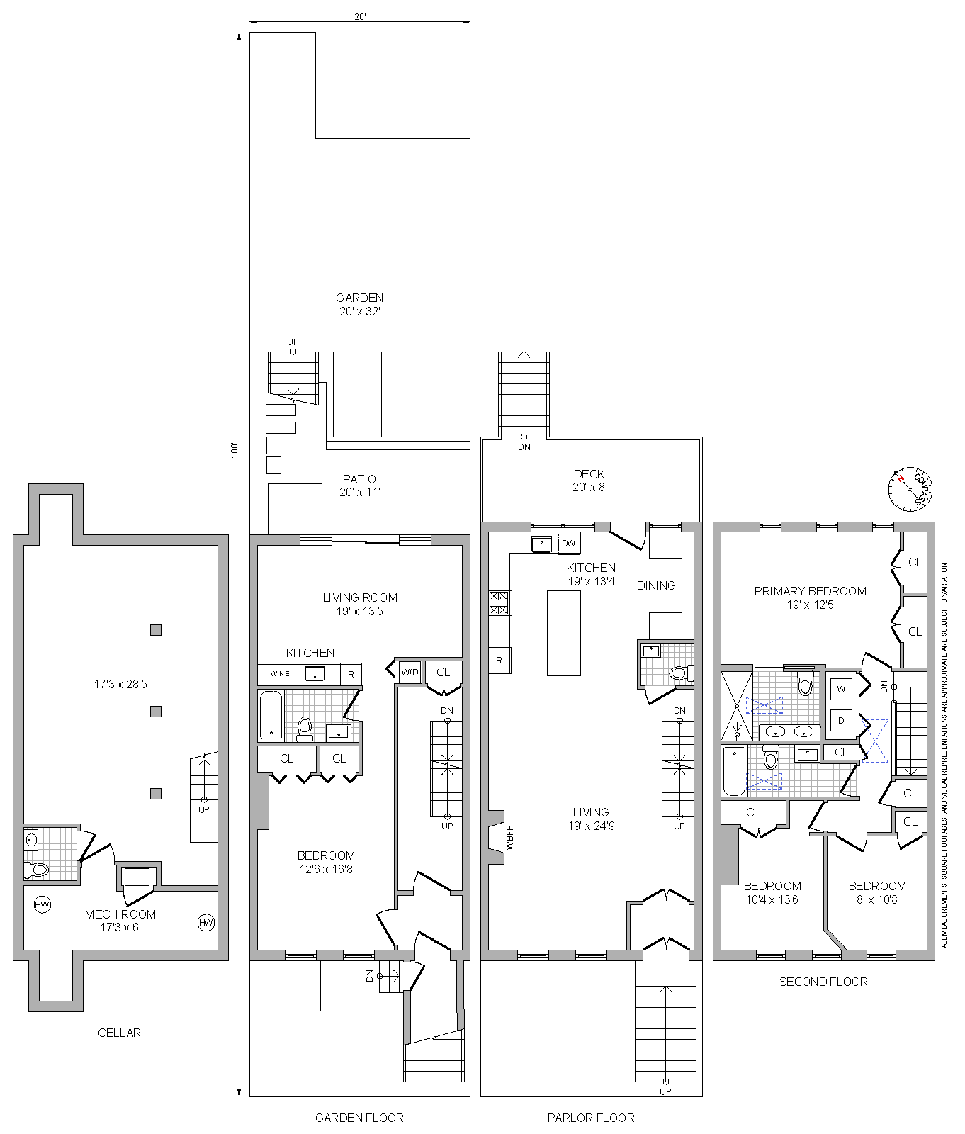 196 Monroe Street Brooklyn, NY 11216 - Photo 22 of 22 a picture of a bathroom with a picture of a window