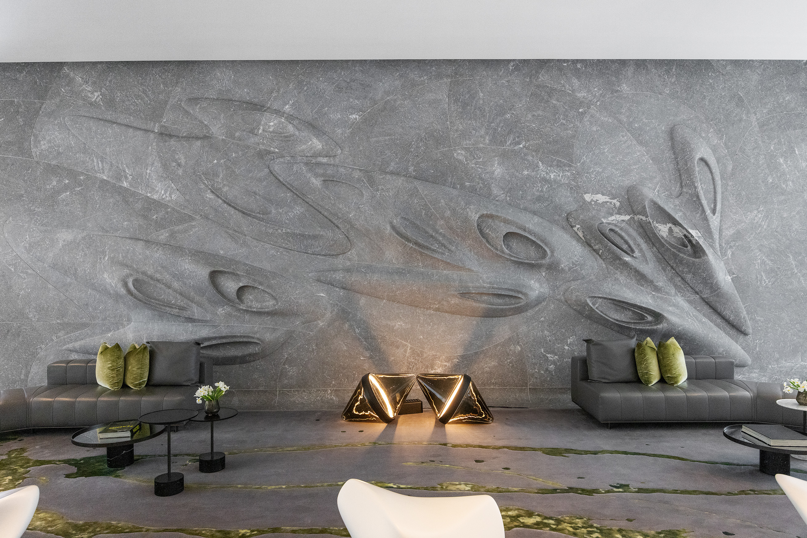 520 West 28th Street, Unit PH37 Manhattan, NY 10001 - Photo 44 of 45 a living room with furniture and a table