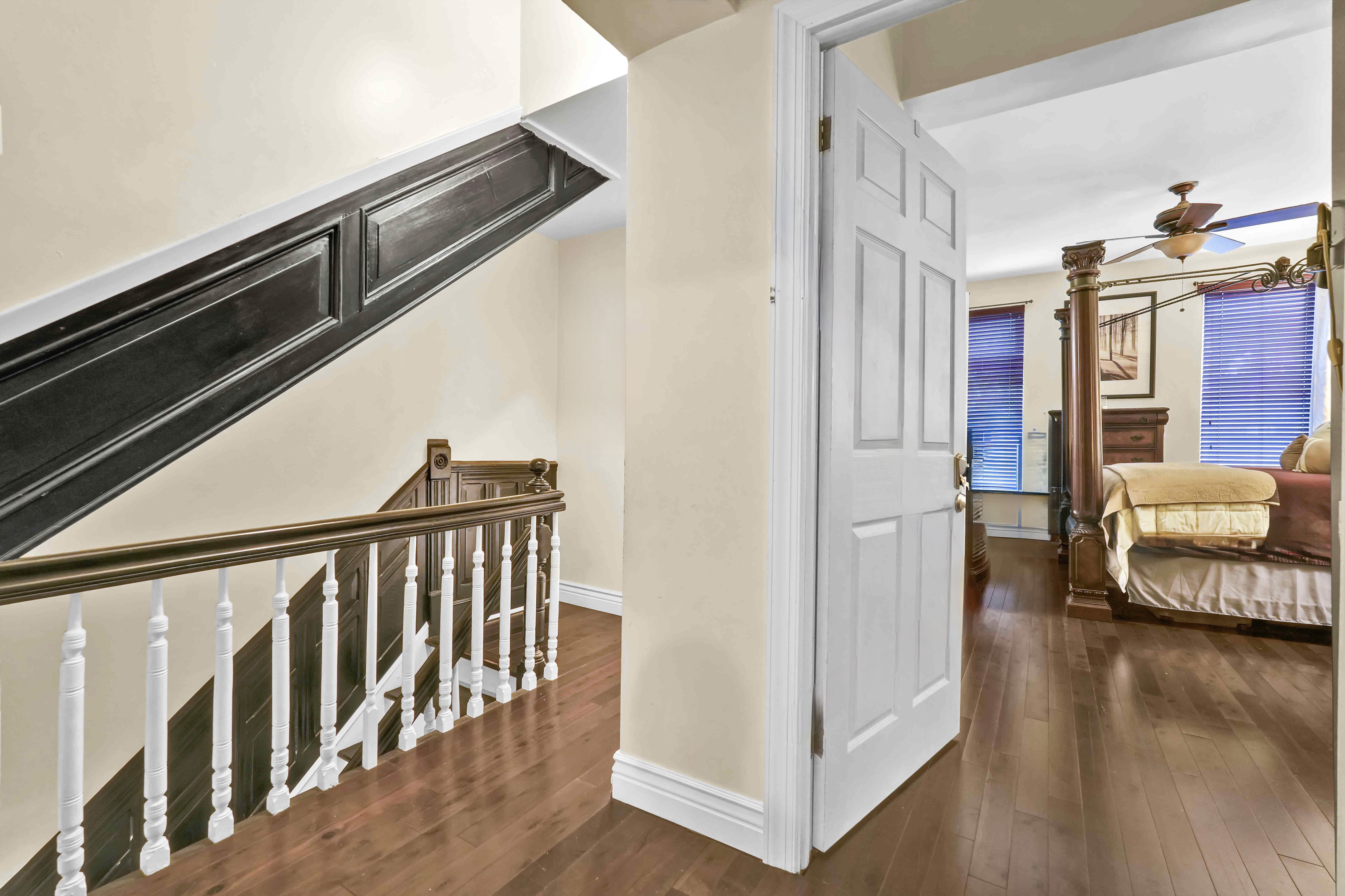 519 Monroe Street Brooklyn, NY 11221 - Photo 41 of 55 a view of entryway and hall with wooden floor