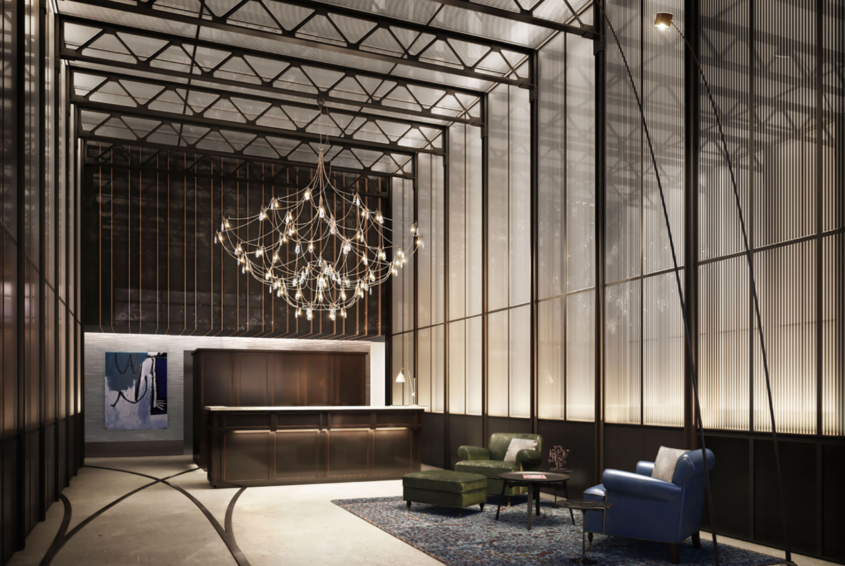 51 Jay Street, Unit 5M Brooklyn, NY 11201 - Photo 13 of 17 a living room with furniture