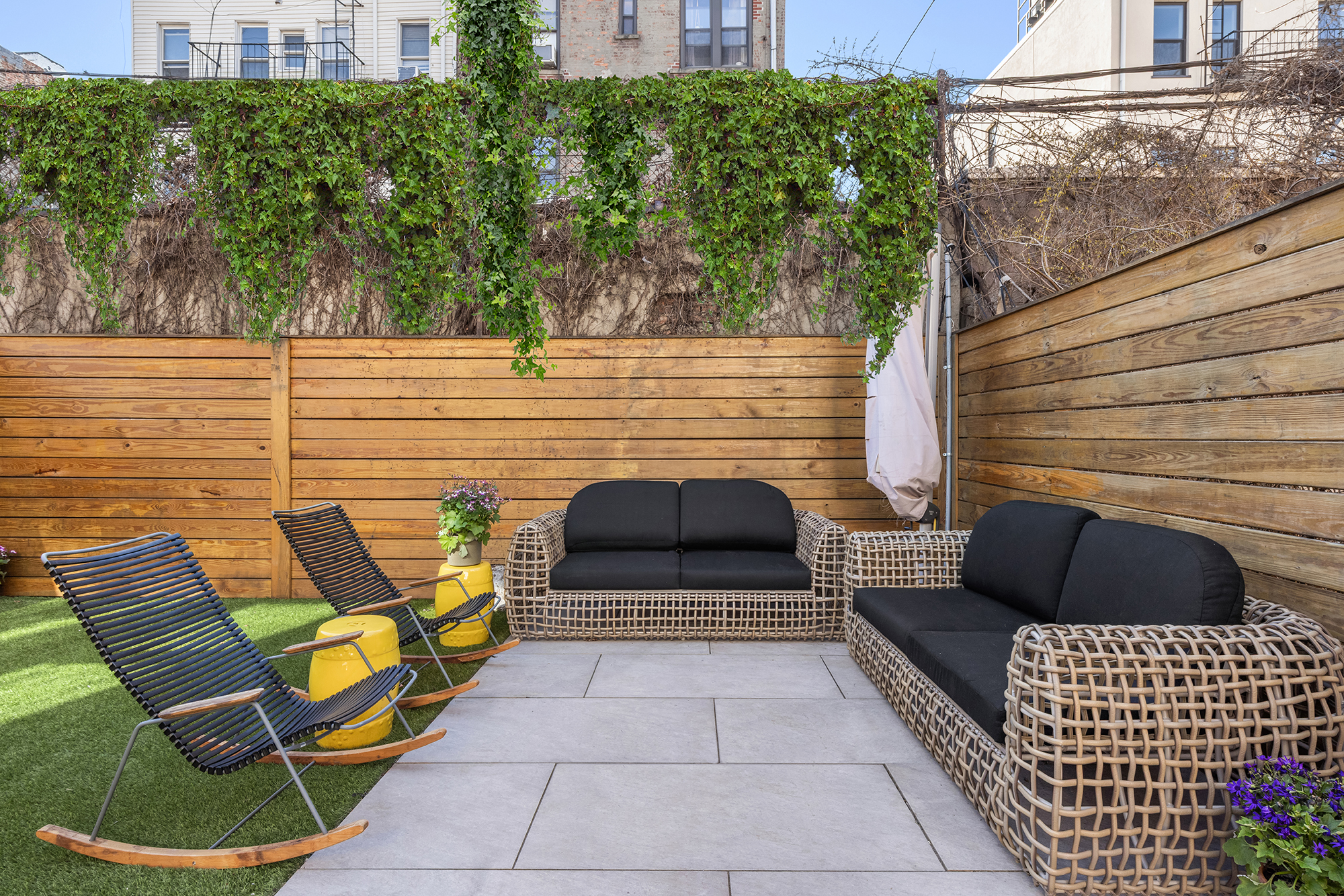 683 Leonard Street Brooklyn, NY 11222 - Photo 9 of 25 a view of a chairs setting in the backyard
