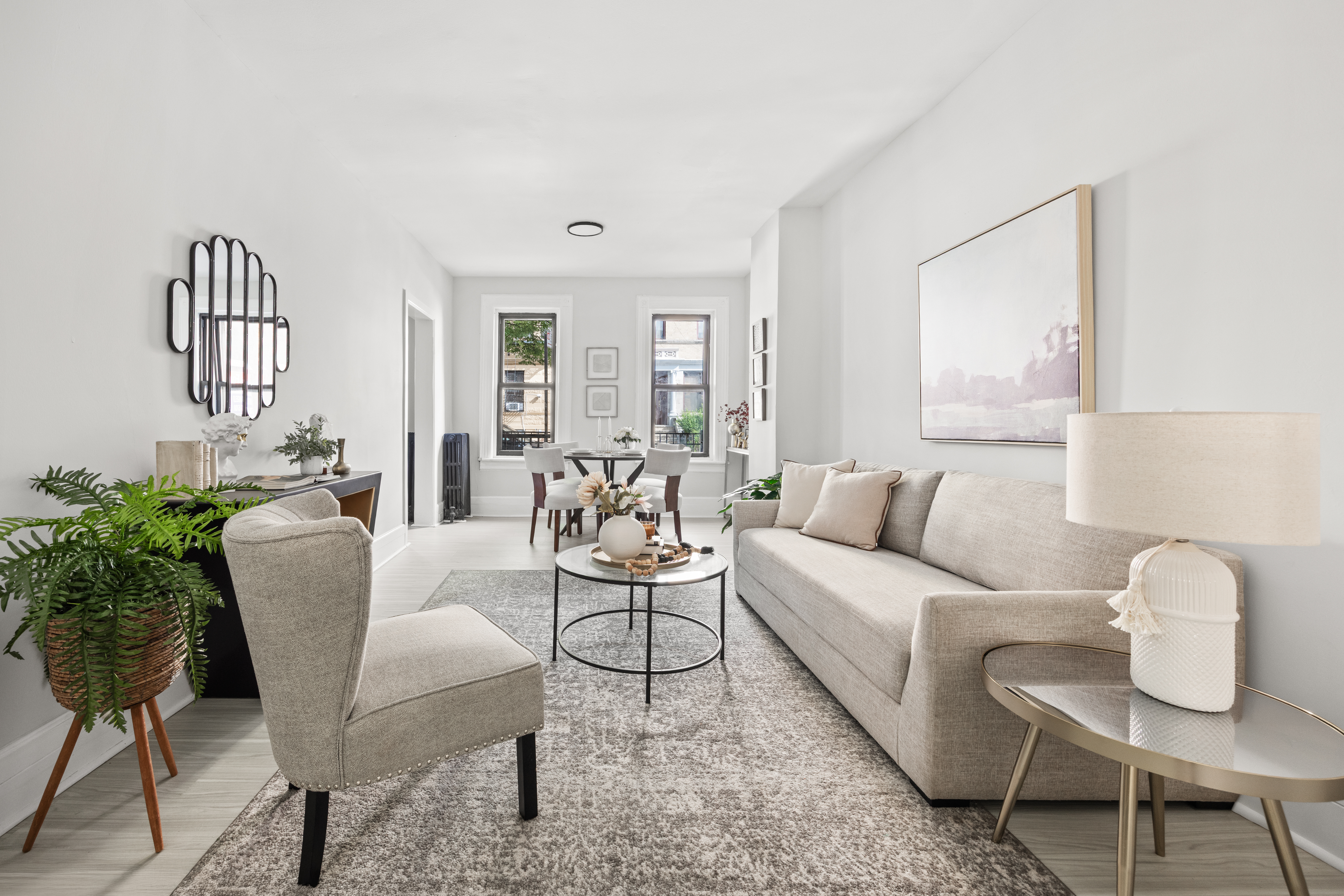 1588 Lincoln Place Brooklyn, NY 11233 - Photo 1 of 12 a living room with furniture and a window