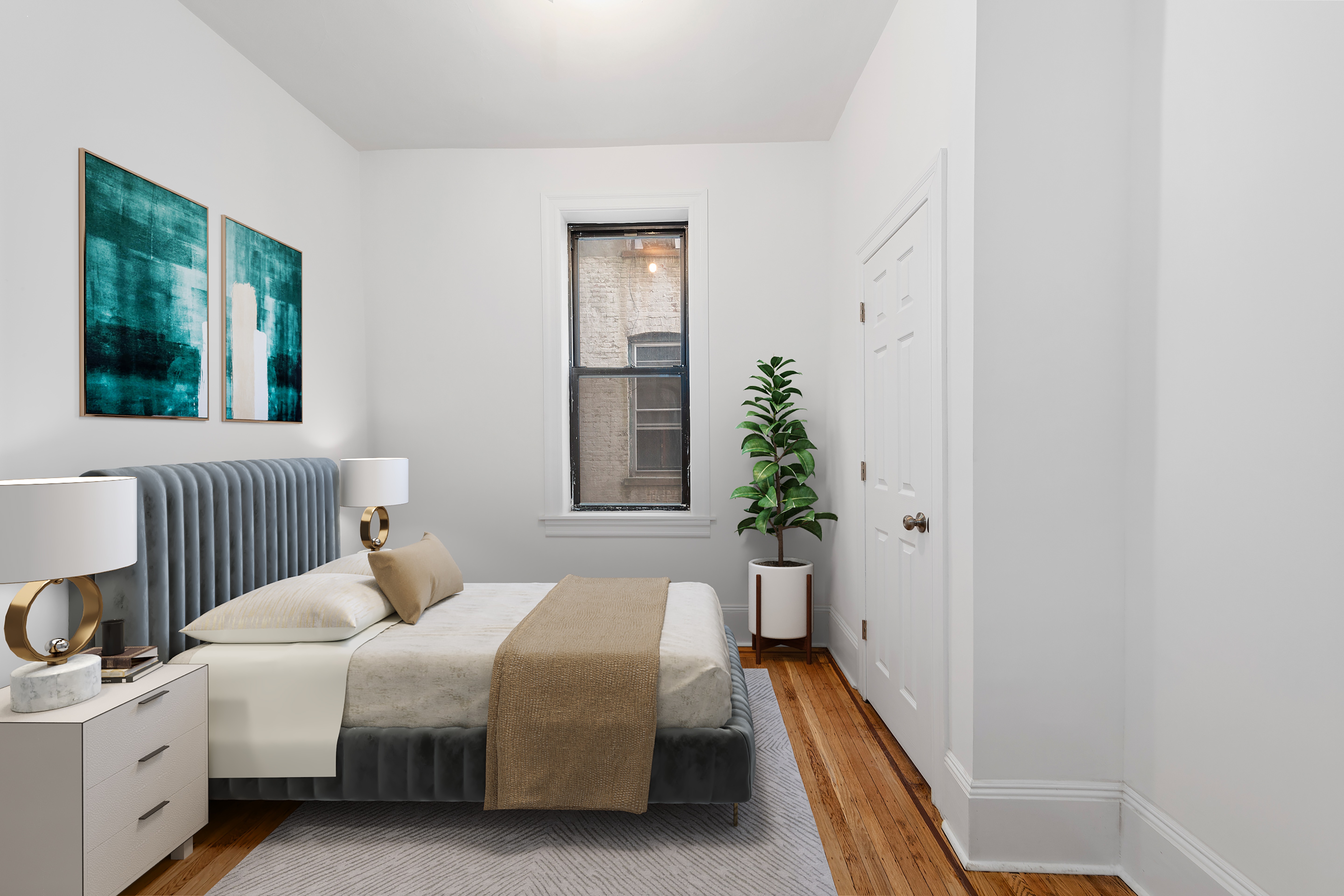 172 Prospect Park West, Unit 3L Brooklyn, NY 11215 - Photo 5 of 10 a bedroom with a bed and a window