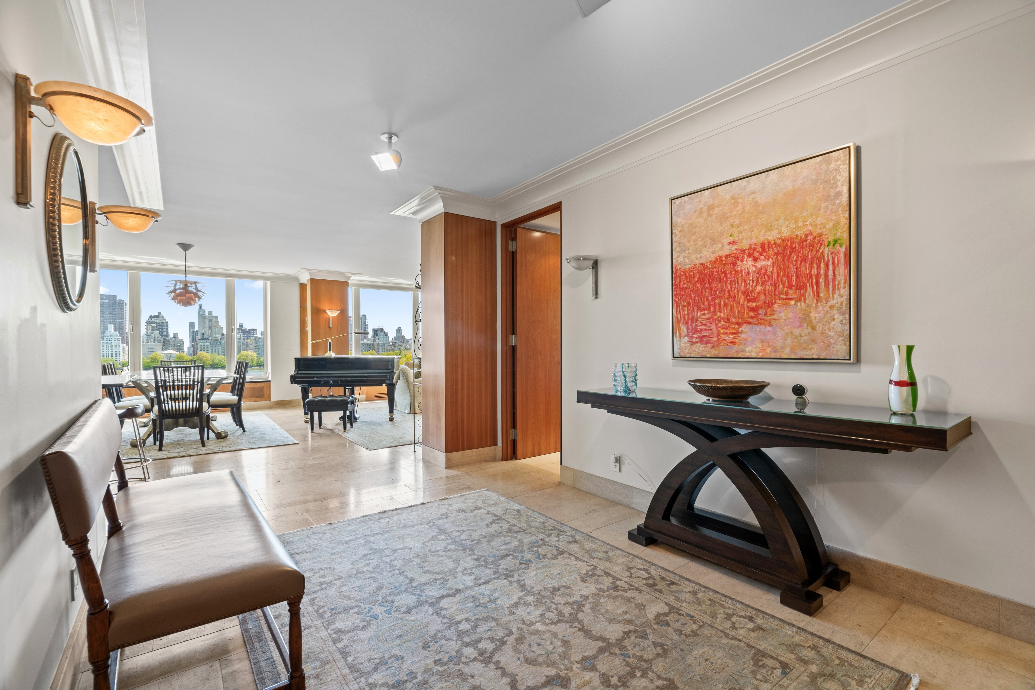 279 Central Park West, Unit 11B Manhattan, NY 10024 - Photo 6 of 24 a work room with furniture and wooden floor