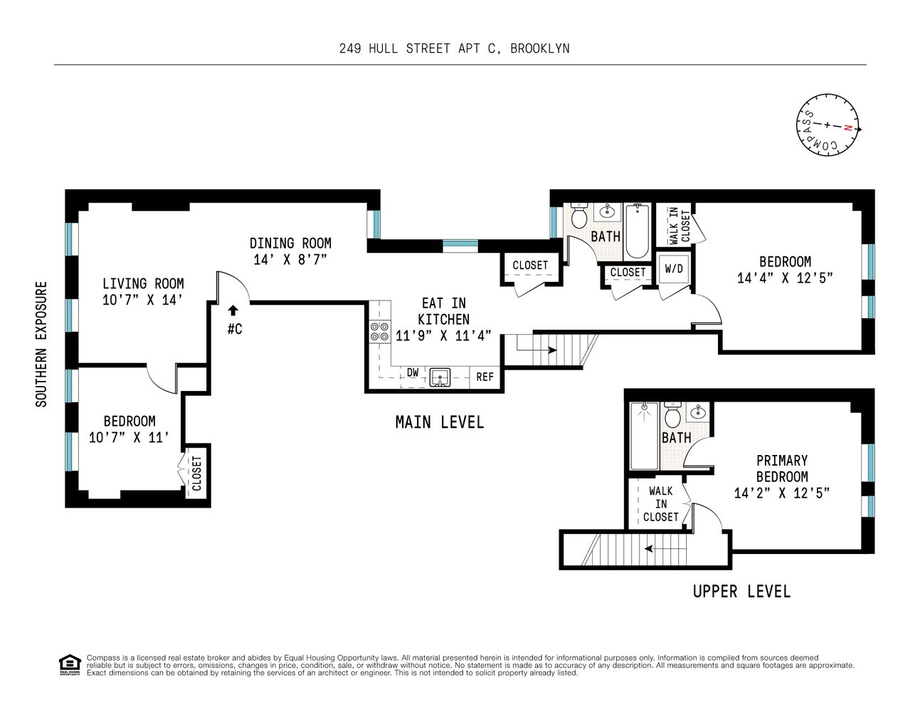 249 Hull Street, Unit C Brooklyn, NY 11233 - Photo 14 of 14 a picture of a rug with a white wall and a picture