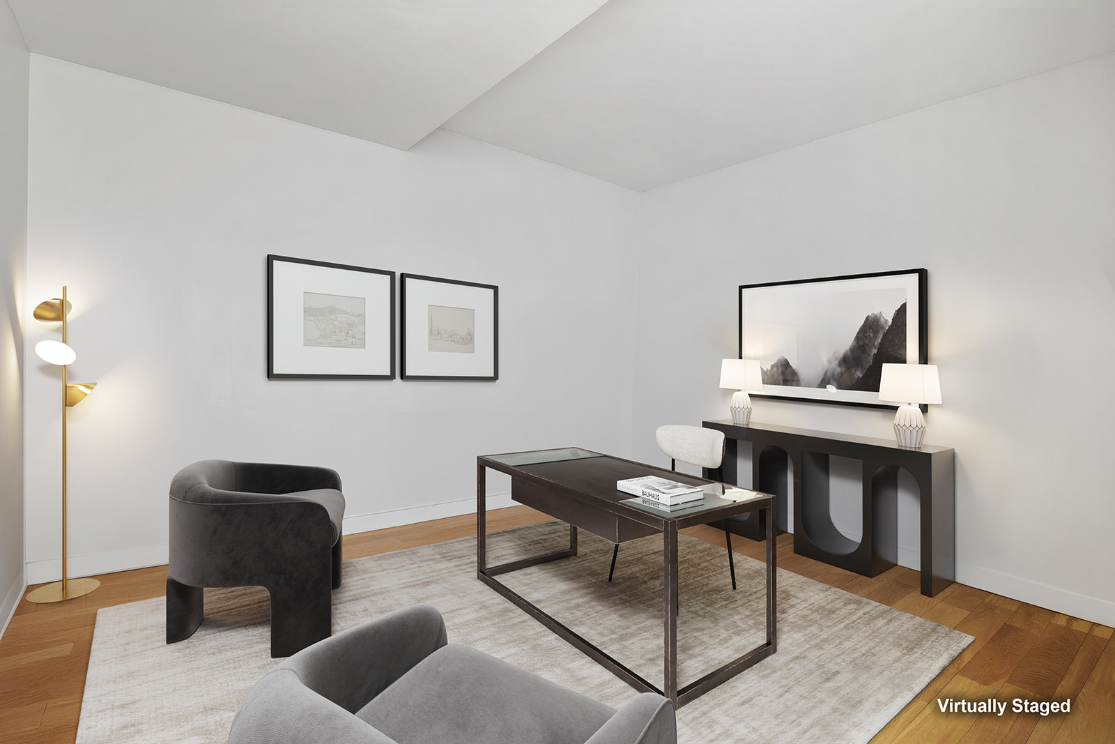 75 Wall Street, Unit 36F Manhattan, NY 10005 - Photo 6 of 15 a living room with furniture