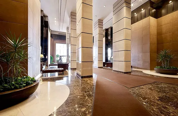 330 East 38th Street, Unit 20E Manhattan, NY 10016 - Photo 12 of 17 a swimming pool with outdoor seating