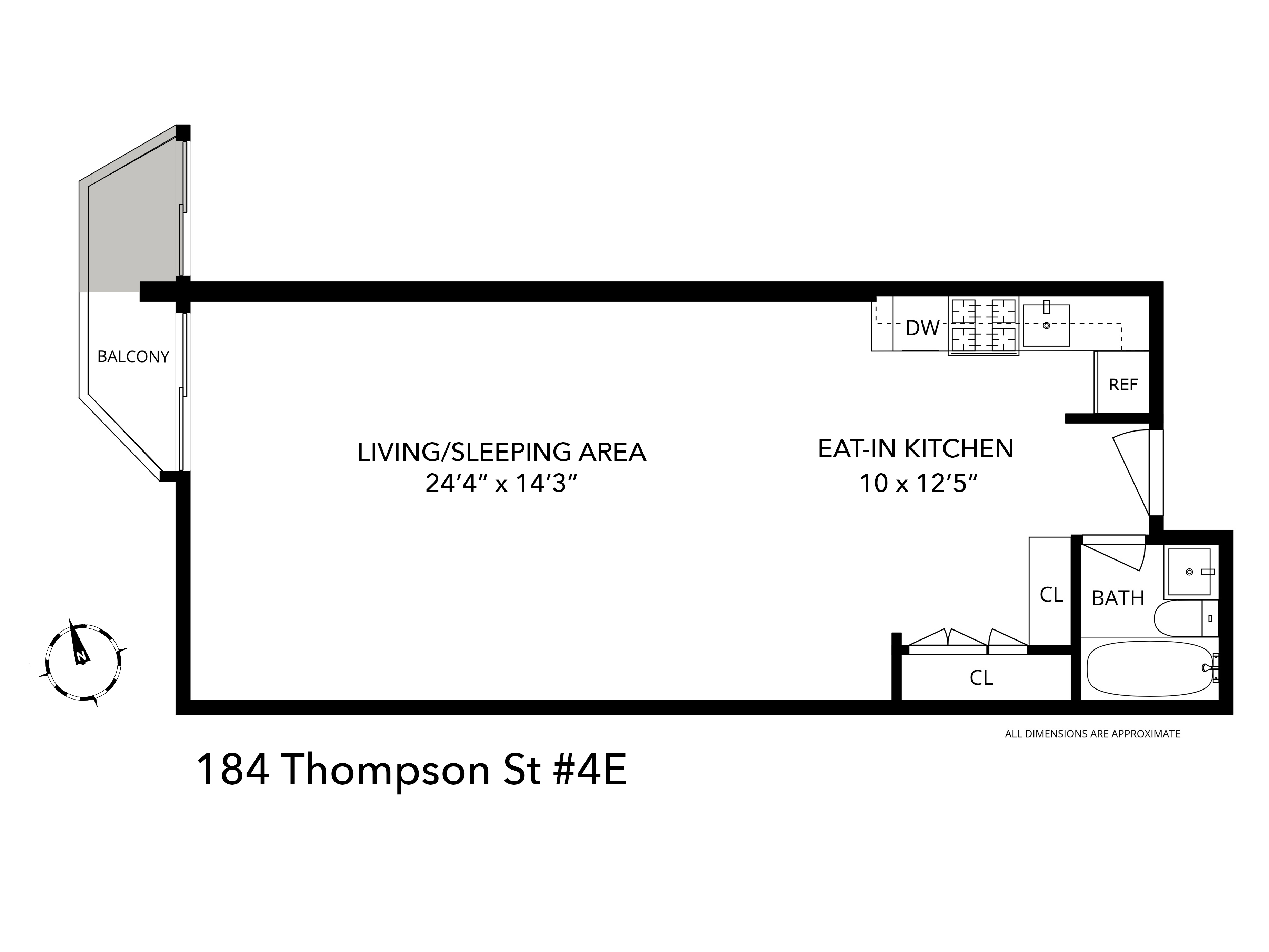 184 Thompson Street, Unit 4E Manhattan, NY 10012 - Photo 10 of 10