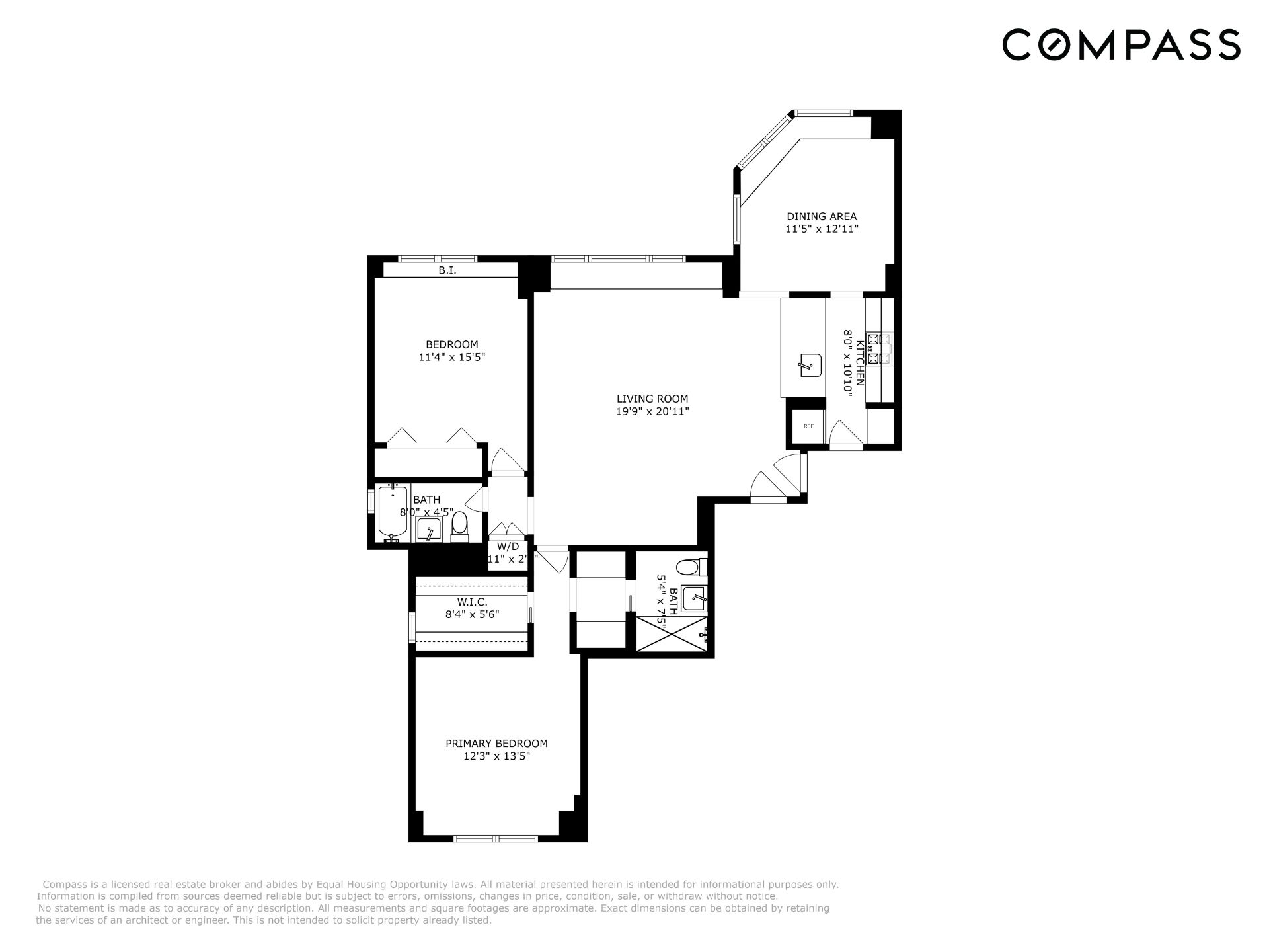 136 East 56th Street, Unit 16B Manhattan, NY 10022 - Photo 11 of 11 a picture of a floor plan