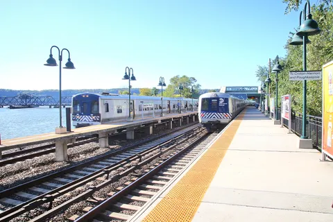 a view of a train station