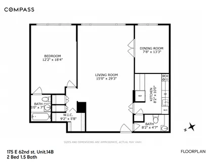 $625,000 | 175 East 62nd Street, Unit 14B | Lenox Hill
