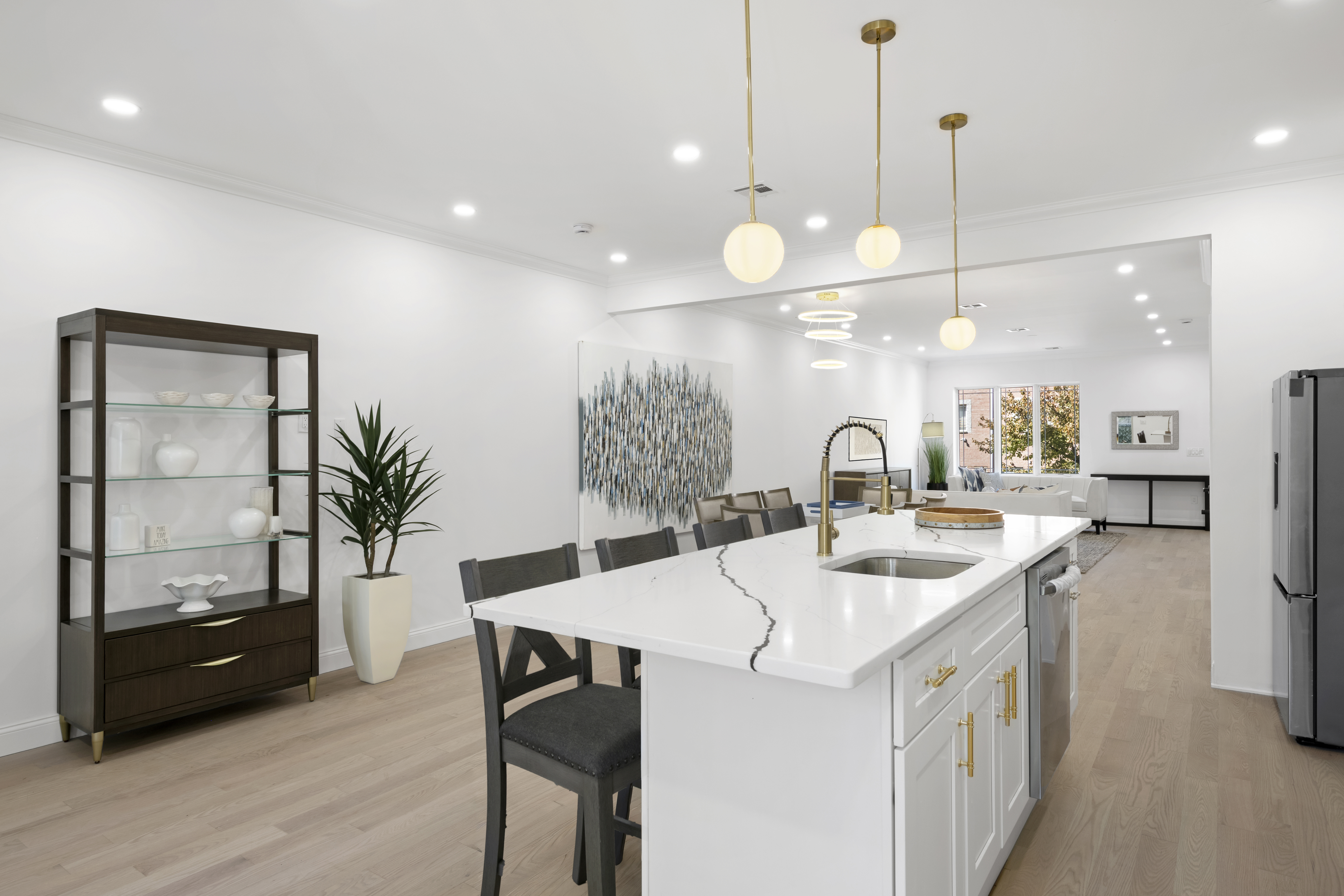 84 Himrod Street Brooklyn, NY 11221 - Photo 7 of 35 a kitchen with a sink and stove