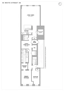 a picture of a floor plan