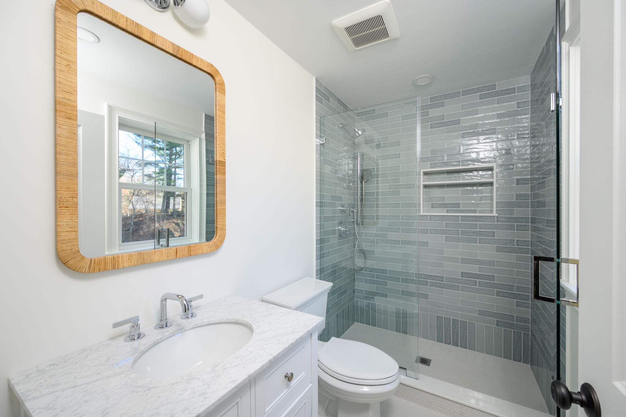 249 Central Avenue Milton, MA 02186 - Photo 35 of 61 a bathroom with a granite countertop sink toilet and shower