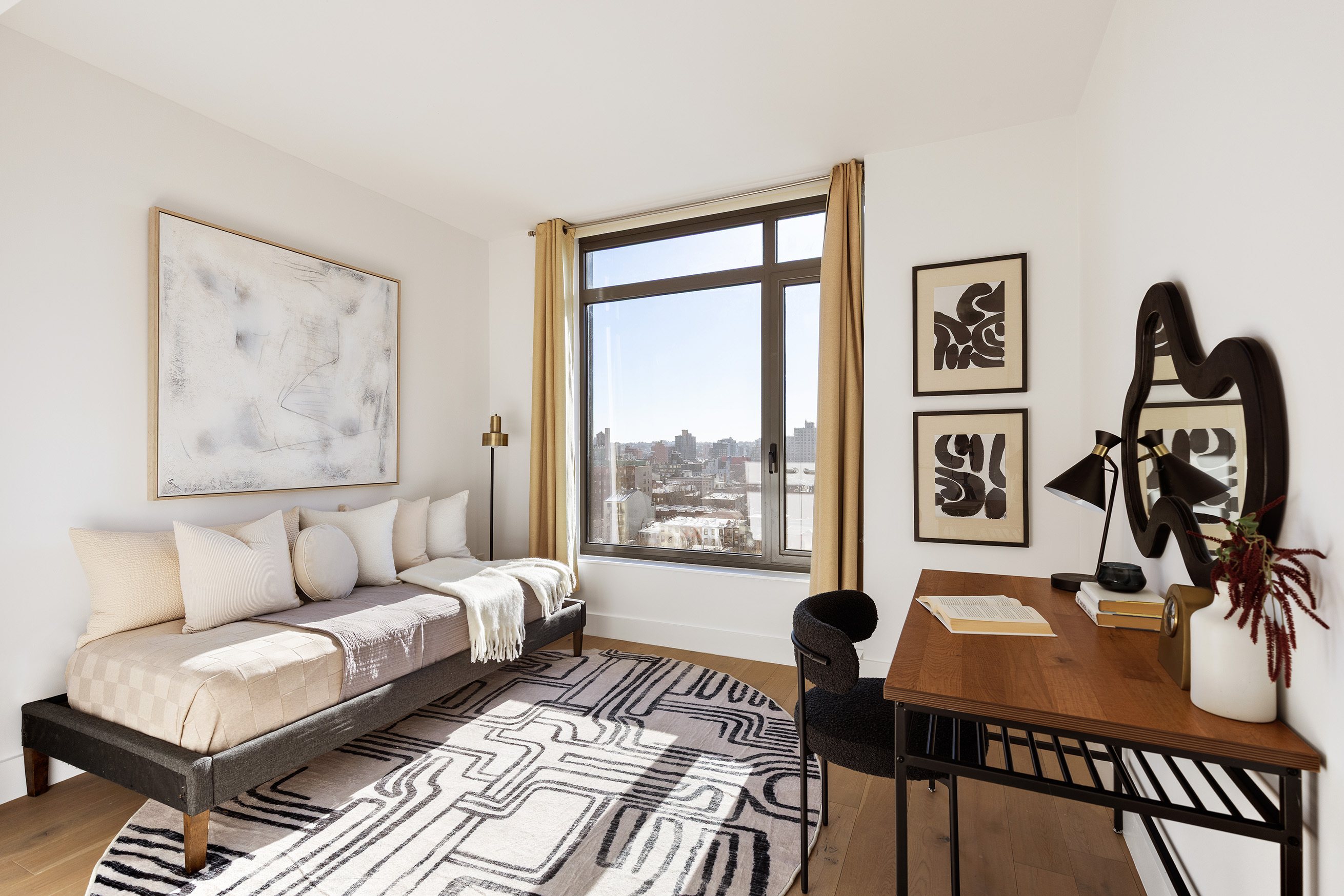 319 Schermerhorn Street, Unit 11B Brooklyn, NY 11217 - Photo 6 of 15 a bedroom with furniture and a window