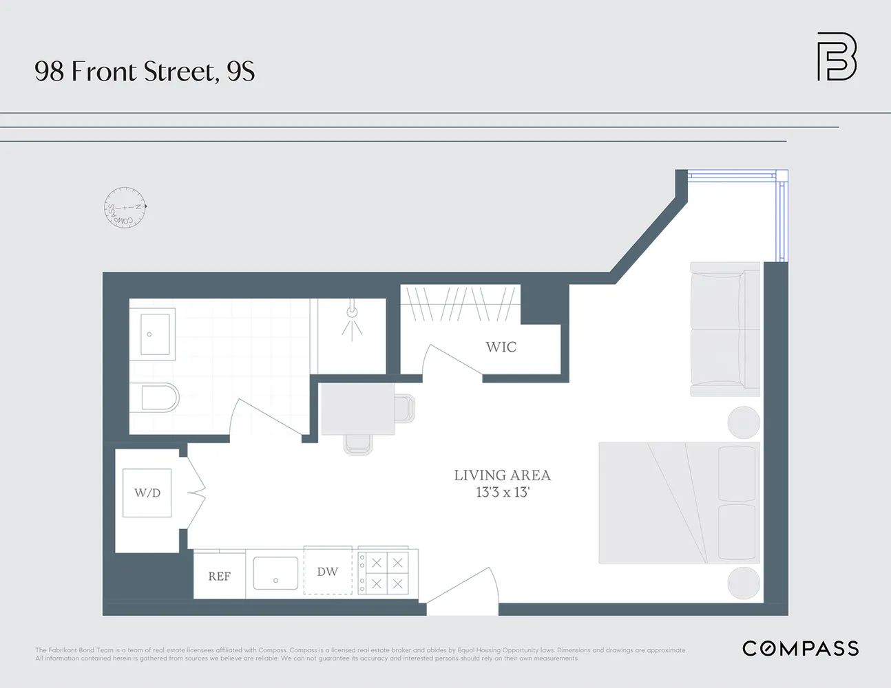 $699,000 | 98 Front Street, Unit 9S | DUMBO