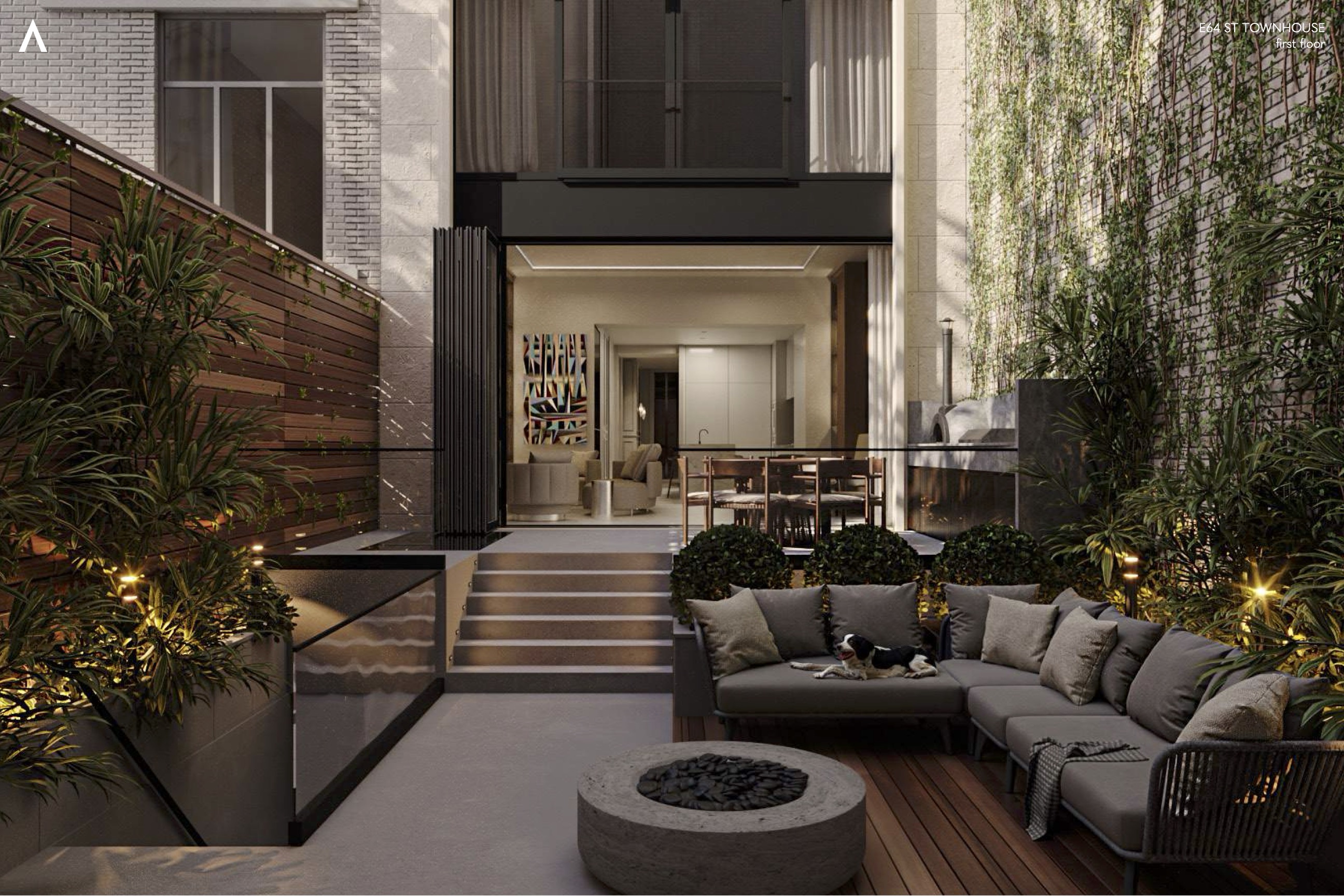 105 East 64th Street Manhattan, NY 10065 - Photo 4 of 29 a living room with furniture and a lamp