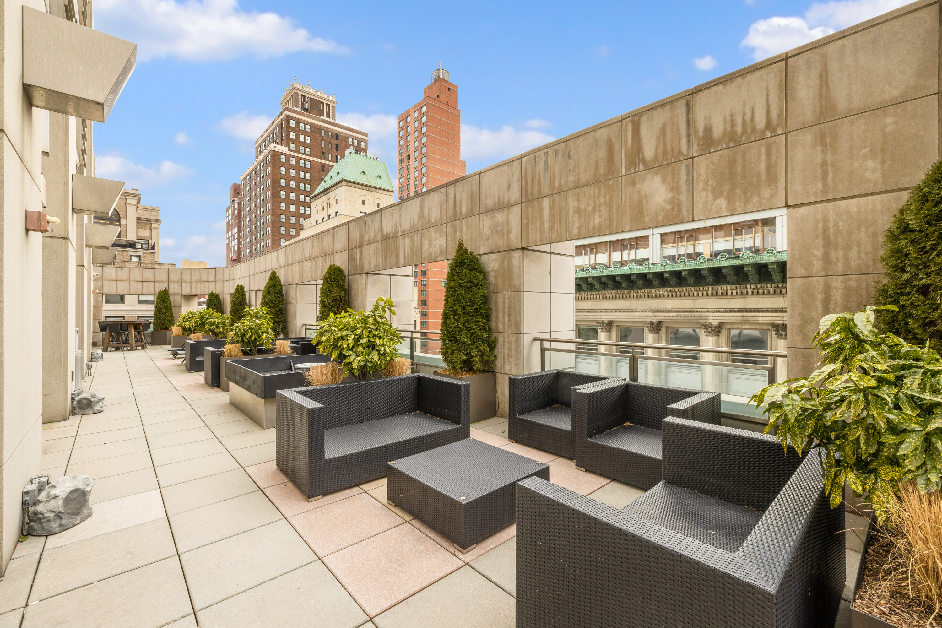 400 5th Avenue, Unit 37C Manhattan, NY 10018 - Photo 14 of 19 a view of outdoor space with seating area
