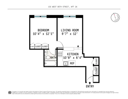 $575,000 | 131 West 85th Street, Unit 2A | Upper West Side