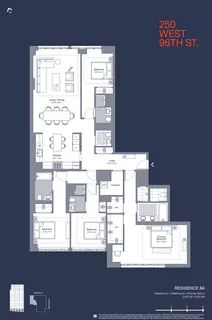 $4,750,000 | 250 West 96th Street, Unit 8A | Upper West Side