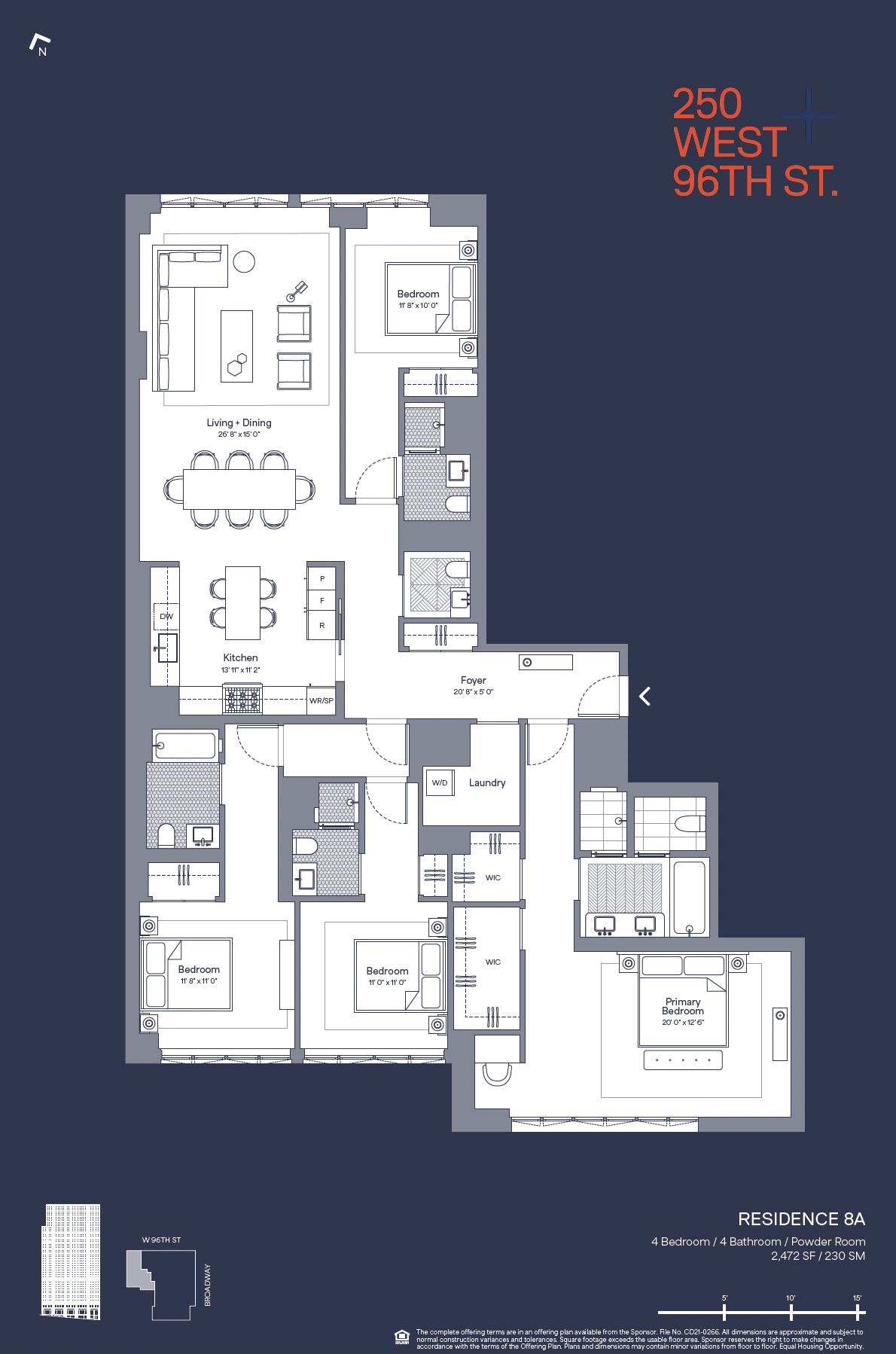 250 West 96th Street 8A Upper West Side New York NY 10025