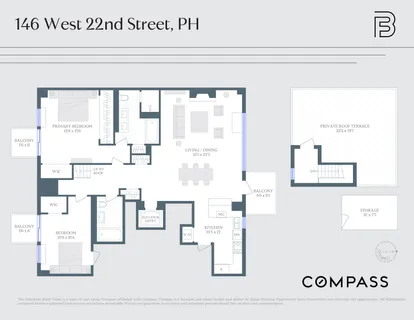 $2,950,000 | 146-148 West 22nd Street, Unit PH | Chelsea