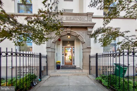 a view of a entrance with stairs