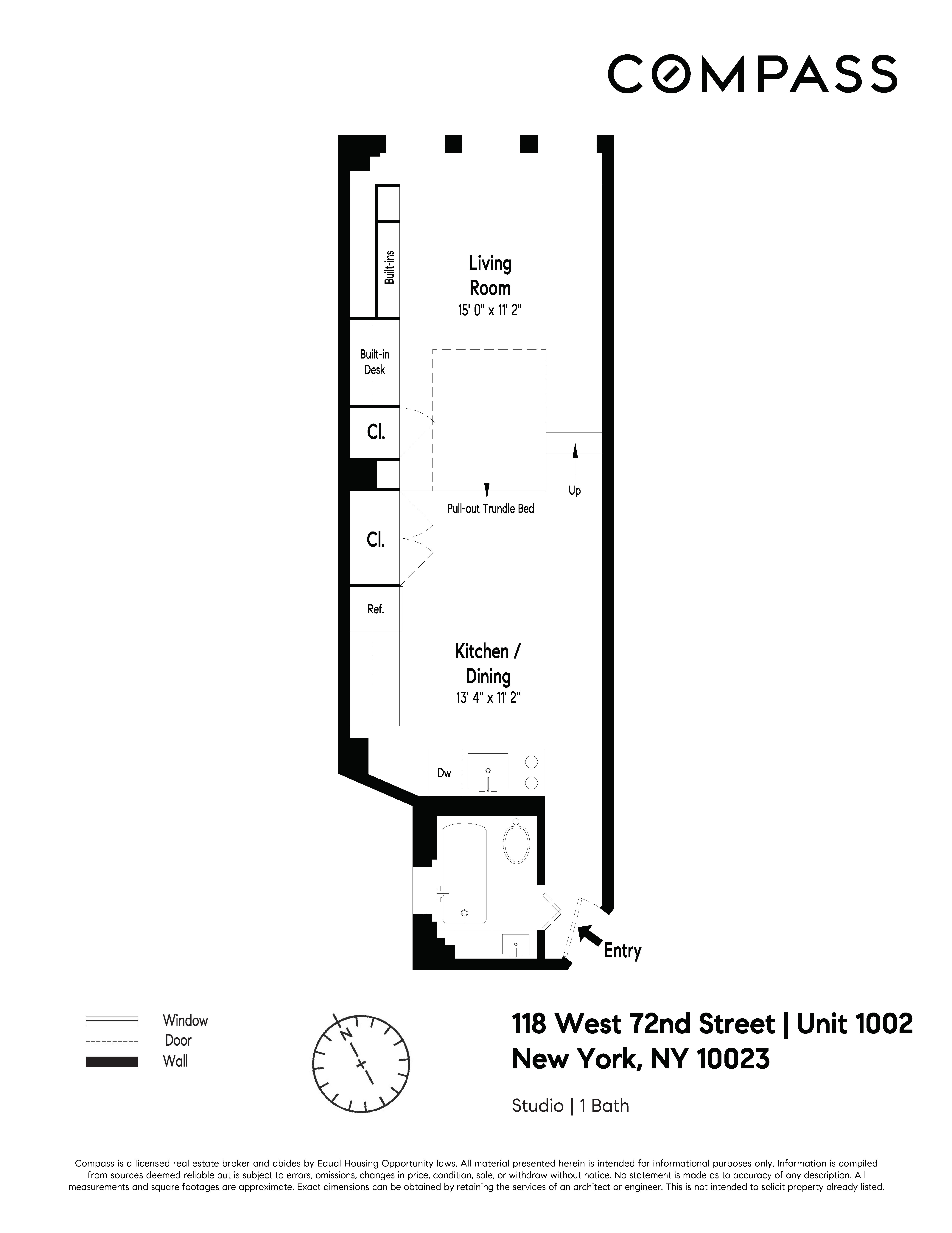 118 West 72nd Street, Unit 1002 Manhattan, NY 10023 - Photo 6 of 6