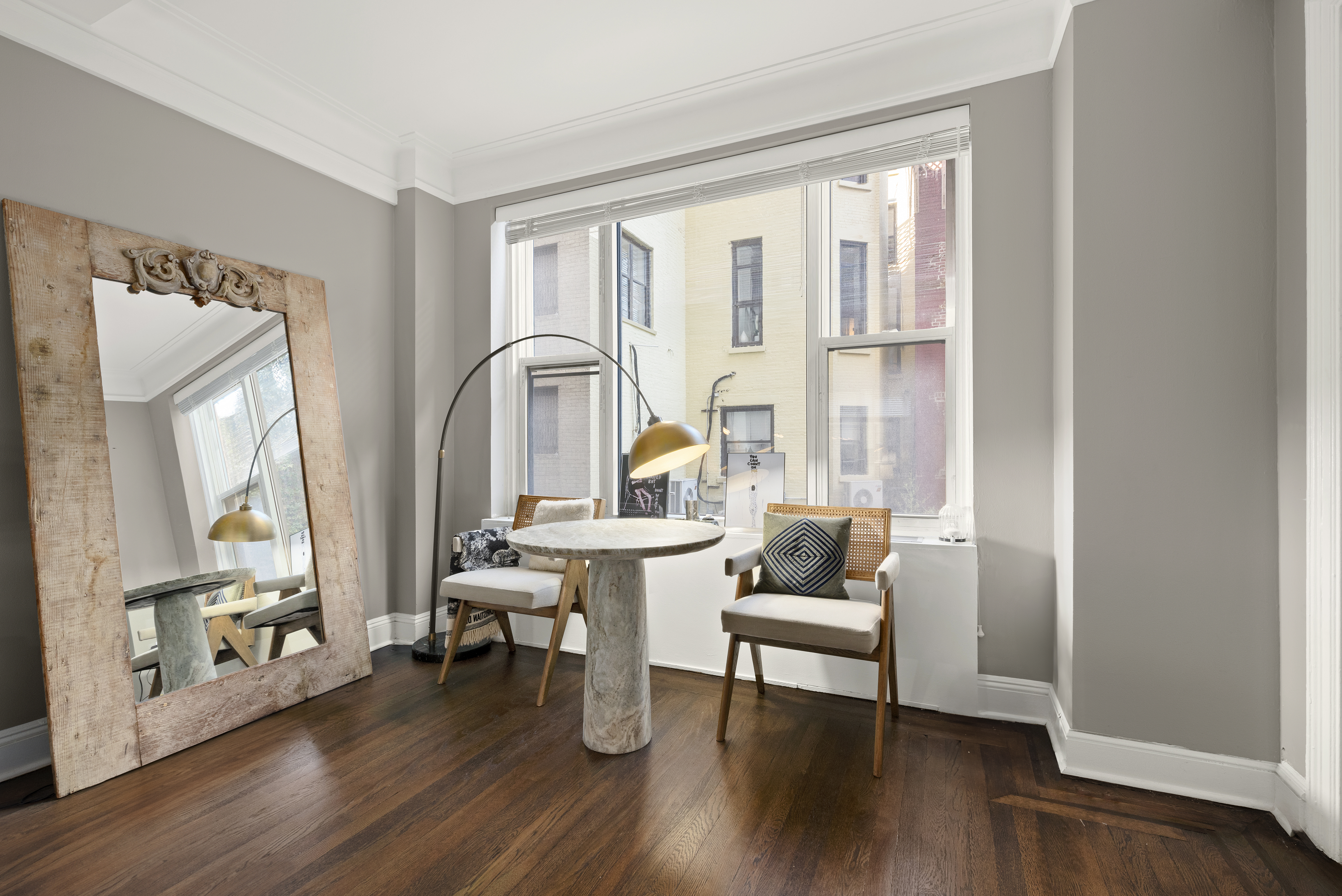 7 Park Avenue, Unit 2H Manhattan, NY 10016 - Photo 3 of 11 a living room with furniture and a wooden floor