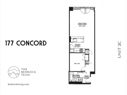 a picture of a bench in a white building