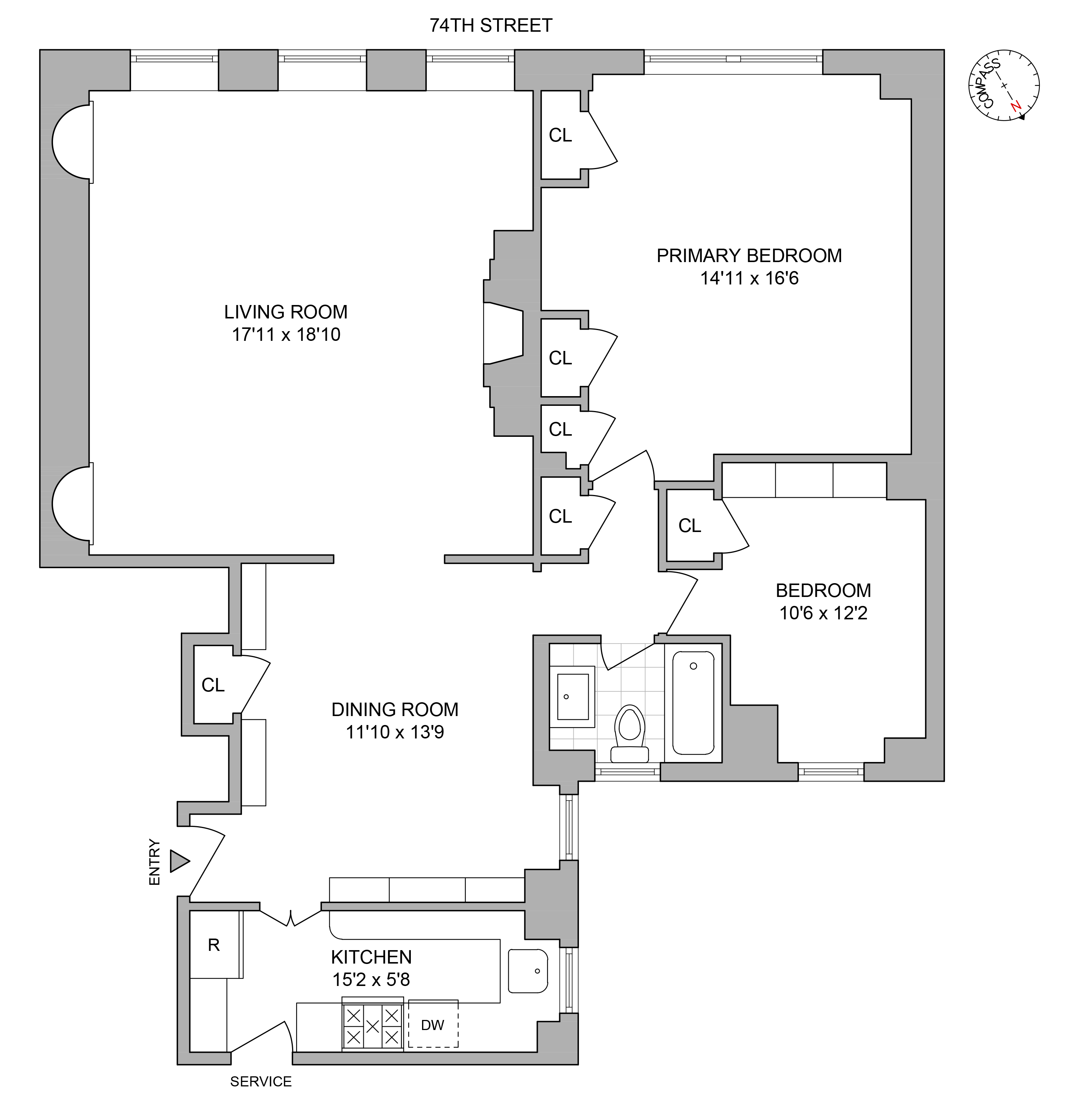 125 East 74th Street, Unit 6A Manhattan, NY 10021 - Photo 14 of 14