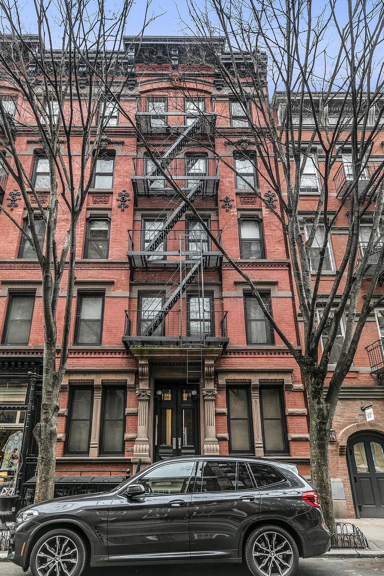front view of a building with a lot of windows