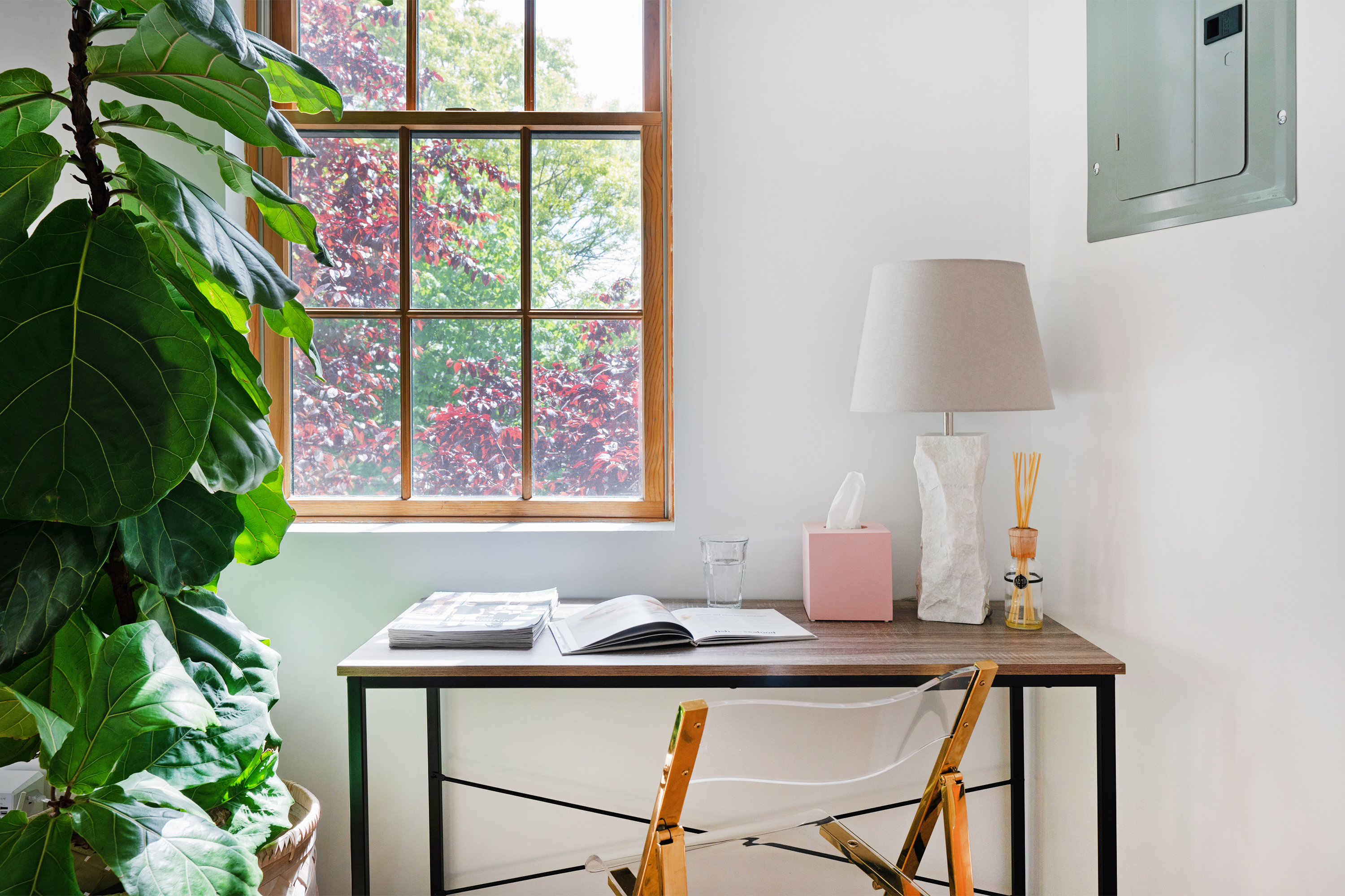 334 Plymouth Street Brooklyn, NY 11201 - Photo 17 of 32 a view of a workspace with a window