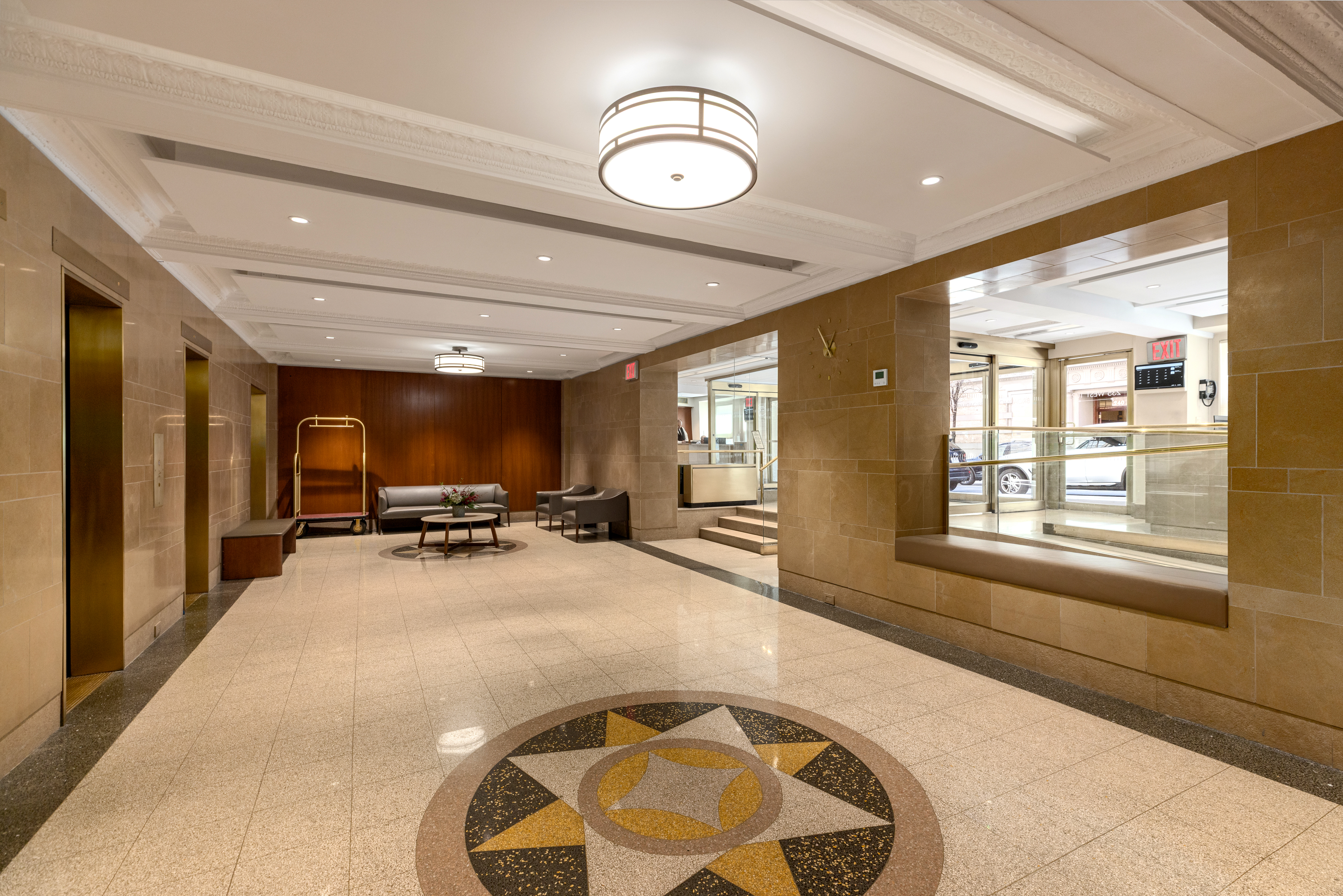 235 West 102nd Street, Unit 3B Manhattan, NY 10025 - Photo 17 of 20 a view of a livingroom with furniture and windows