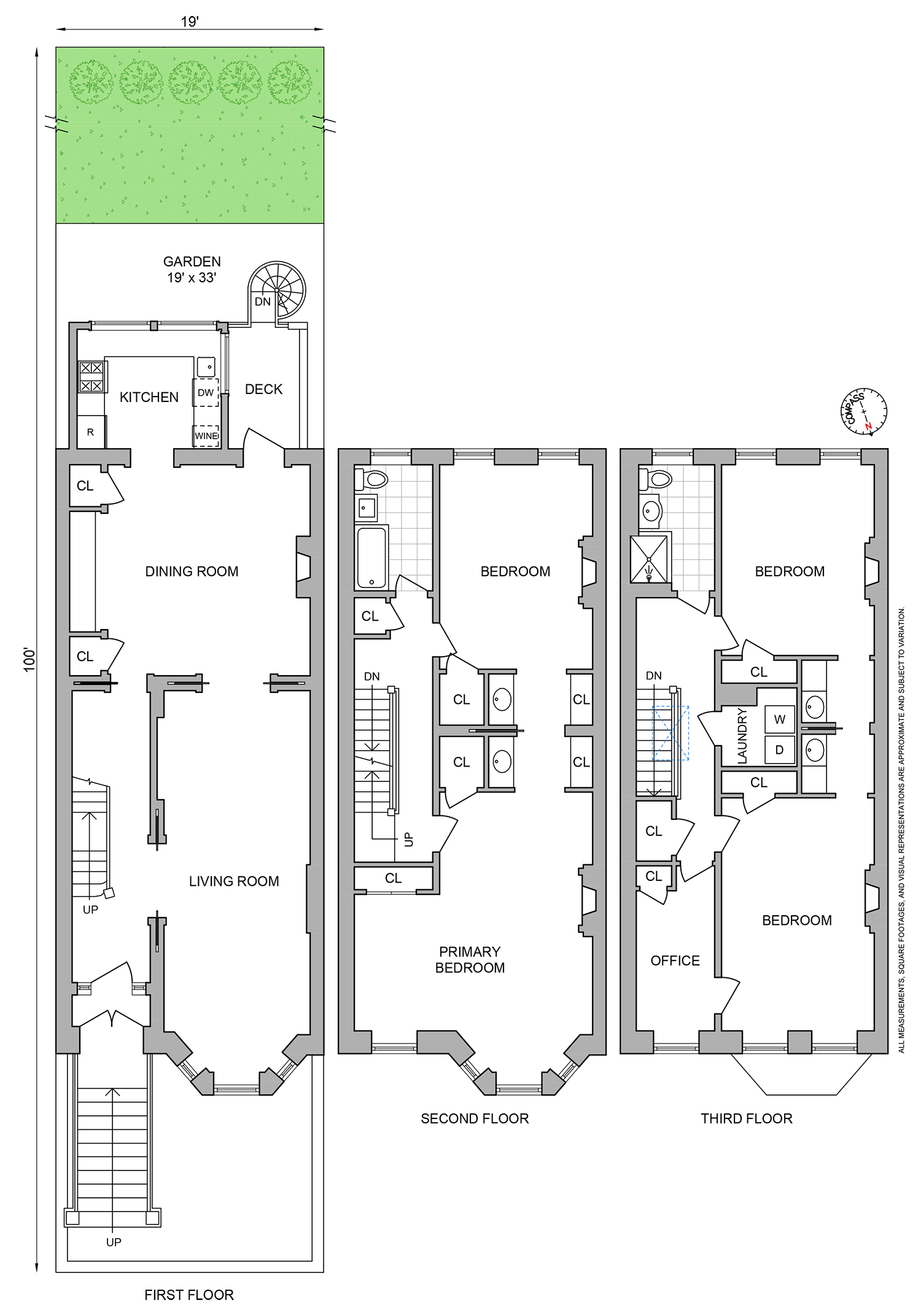 694 10th Street, Unit 2 Brooklyn, NY 11215 - Photo 22 of 22 a picture of a floor plan