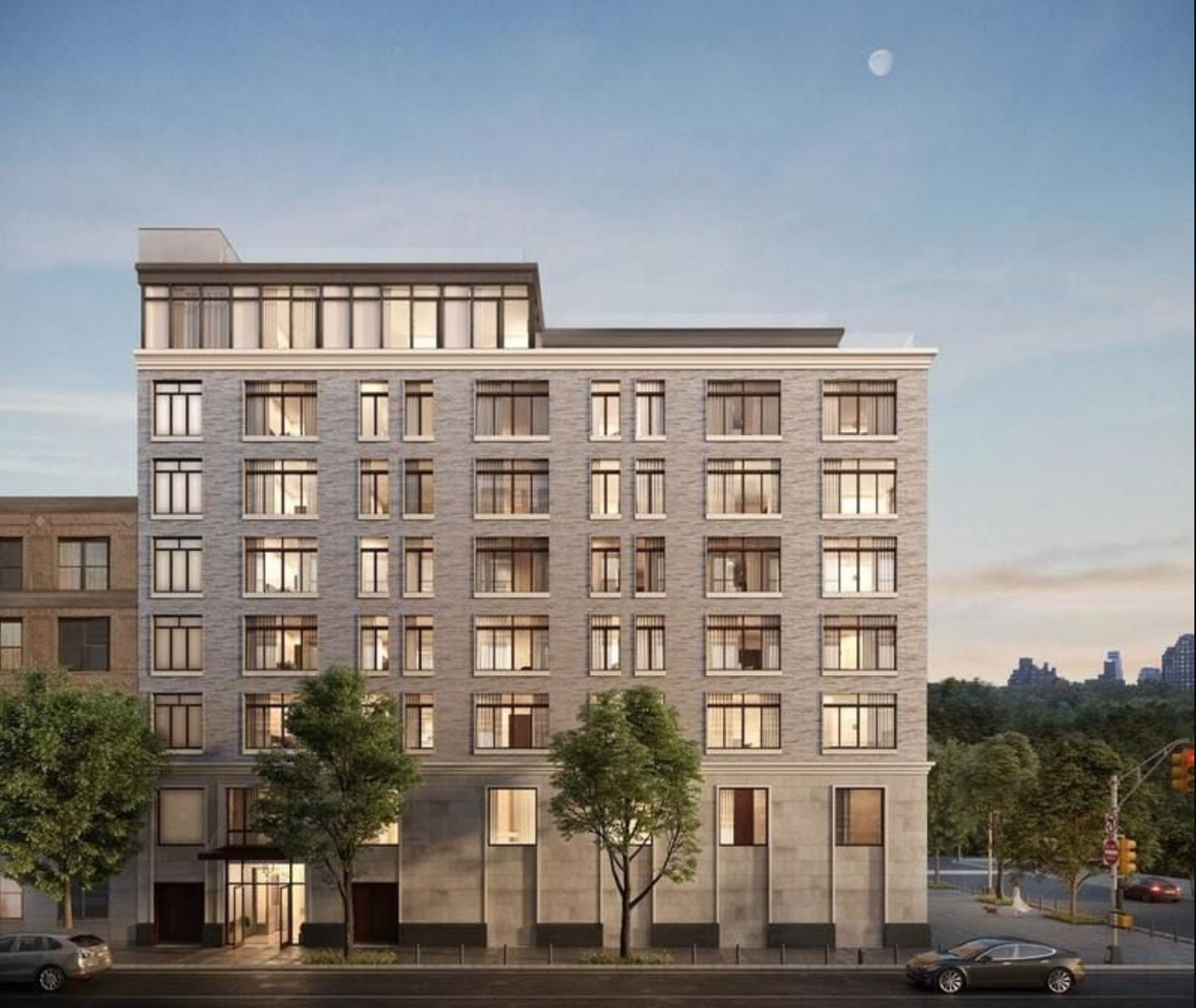 10 Lenox Avenue, Unit 5D Manhattan, NY 10026 - Photo 9 of 13 a front view of a building