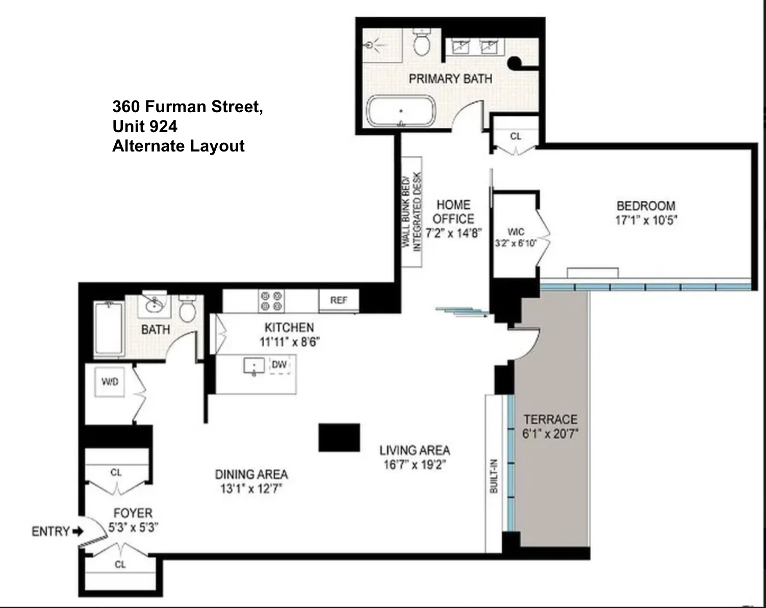 360 Furman Street, Unit 924 Brooklyn, NY 11201 - Photo 20 of 20 Gallery Image 20