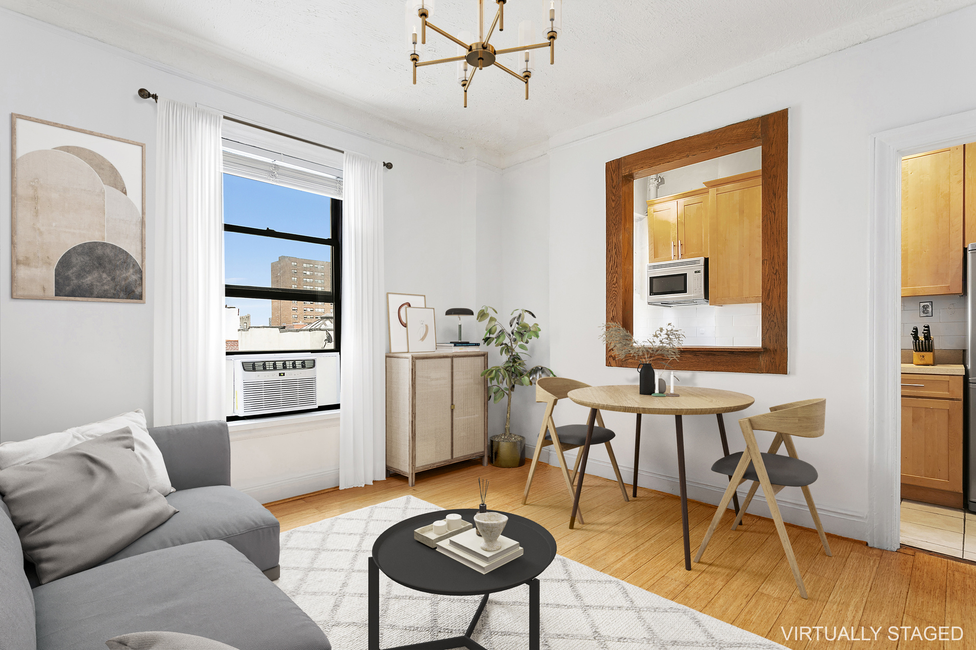 544 West 157th Street, Unit 85 Manhattan, NY 10032 - Photo 1 of 6 a living room with furniture and a window