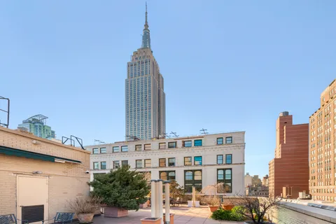 a front view of a building