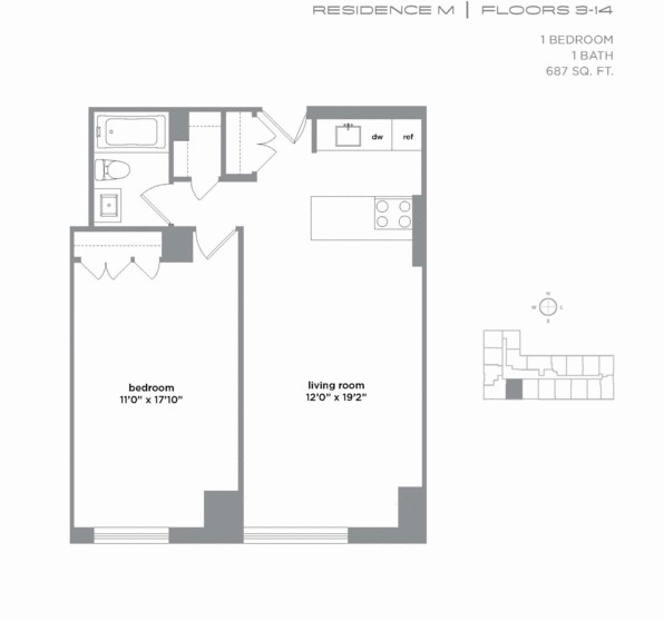 225 Rector Place, Unit 7M Manhattan, NY 10280 - Photo 13 of 13 unknown