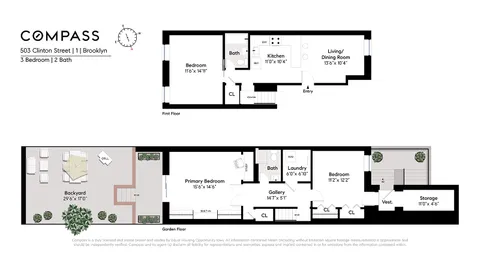 $2,199,000 | 503 Clinton Street, Unit 1 | Carroll Gardens