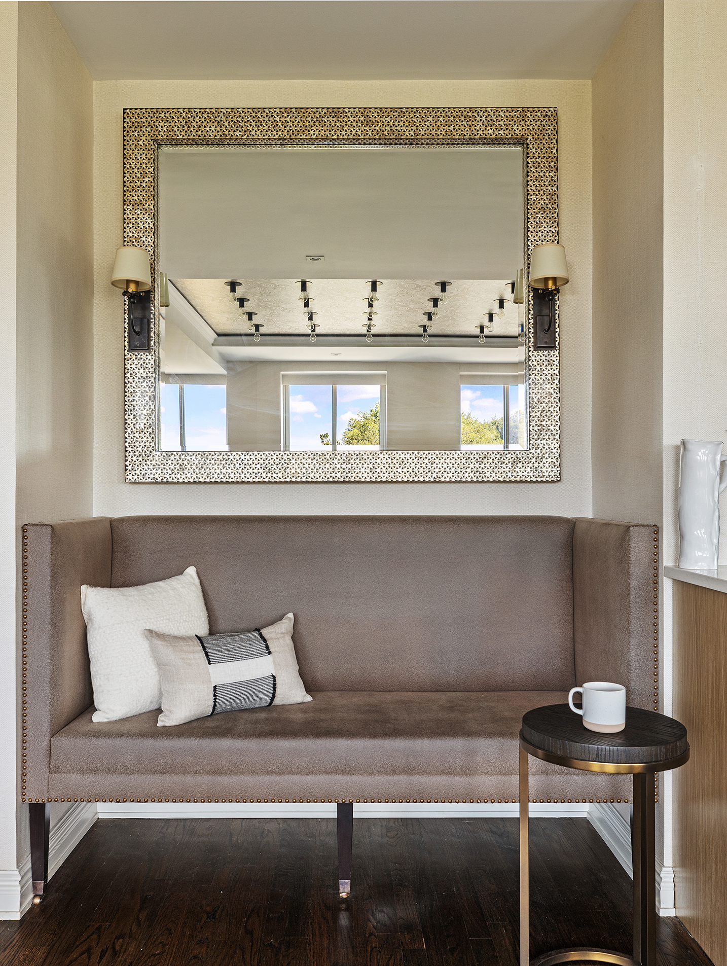 167 Perry Street, Unit 4NQ Manhattan, NY 10014 - Photo 6 of 20 a view of white cabinets