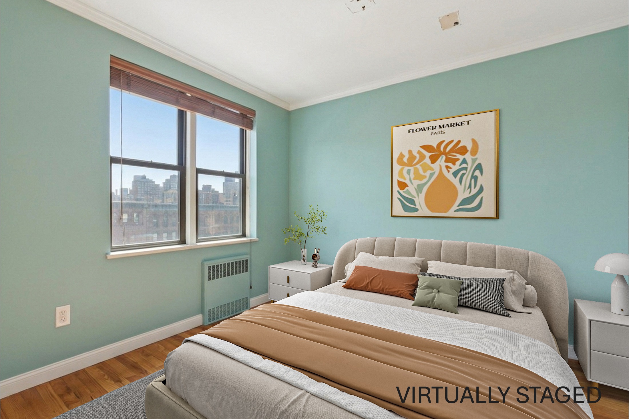 160 West 85th Street, Unit 6K Manhattan, NY 10024 - Photo 3 of 10 a bedroom with a bed and a window