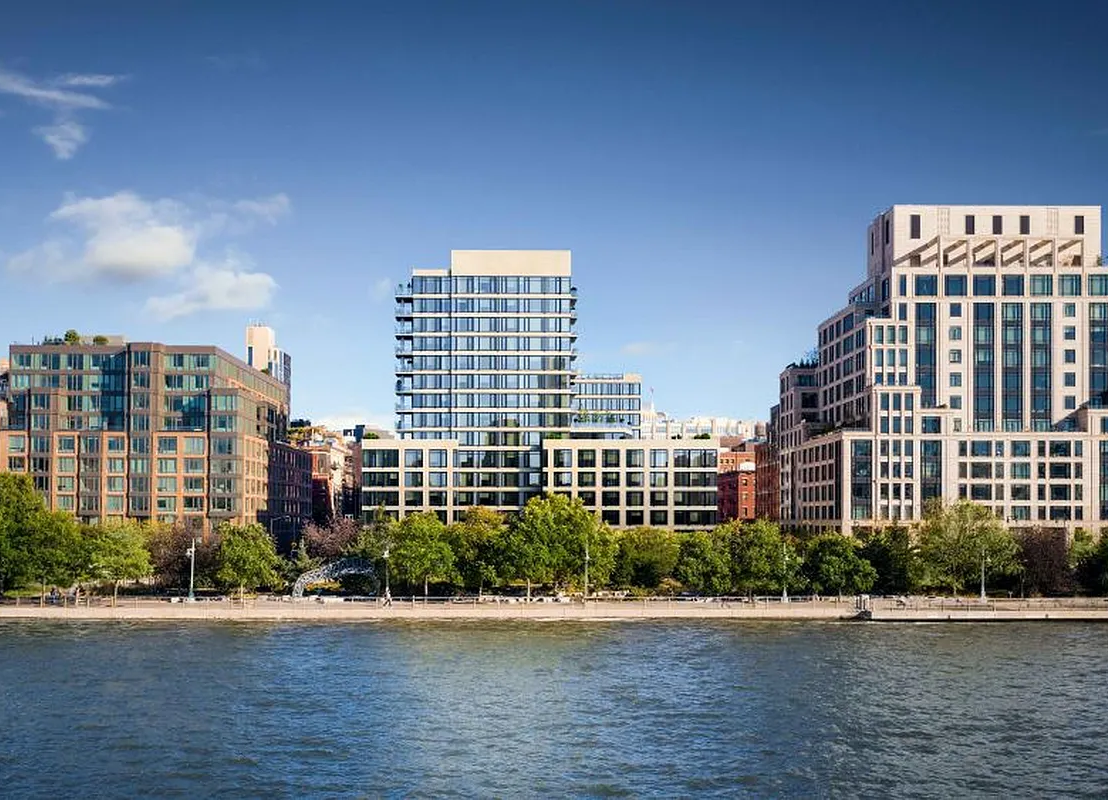 450 Washington Street, Unit 202 Manhattan, NY 10013 - Photo 13 of 14 a view of a city from a bench