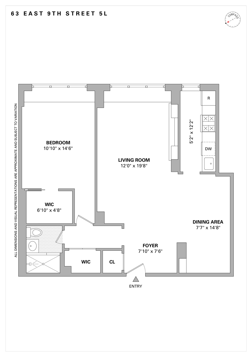 63 East 9th Street 5L Greenwich Village New York NY 10003